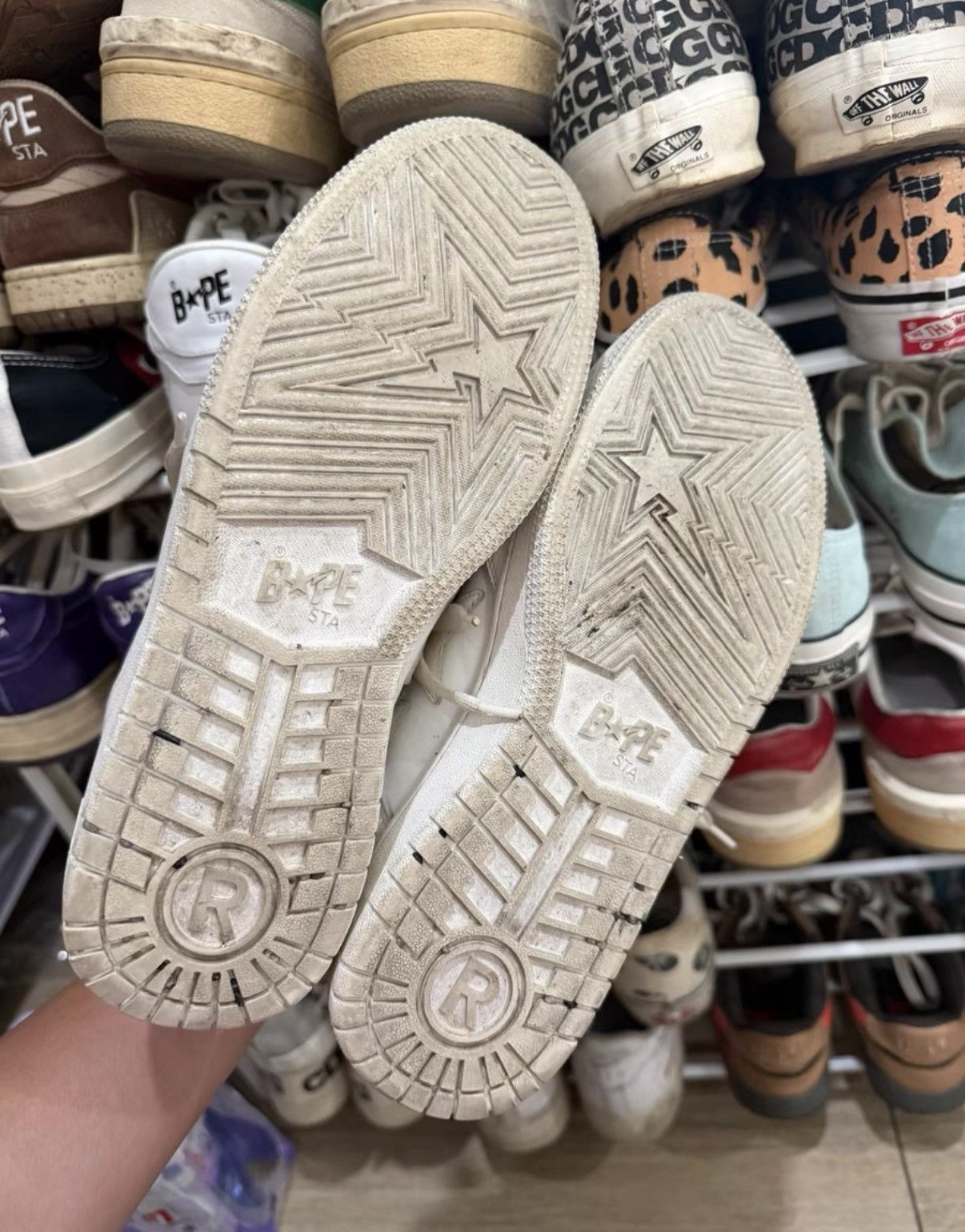 Bape BAPE STA SK8 White Sneakers Size US 9 / EU 42 - 2 Thumbnail