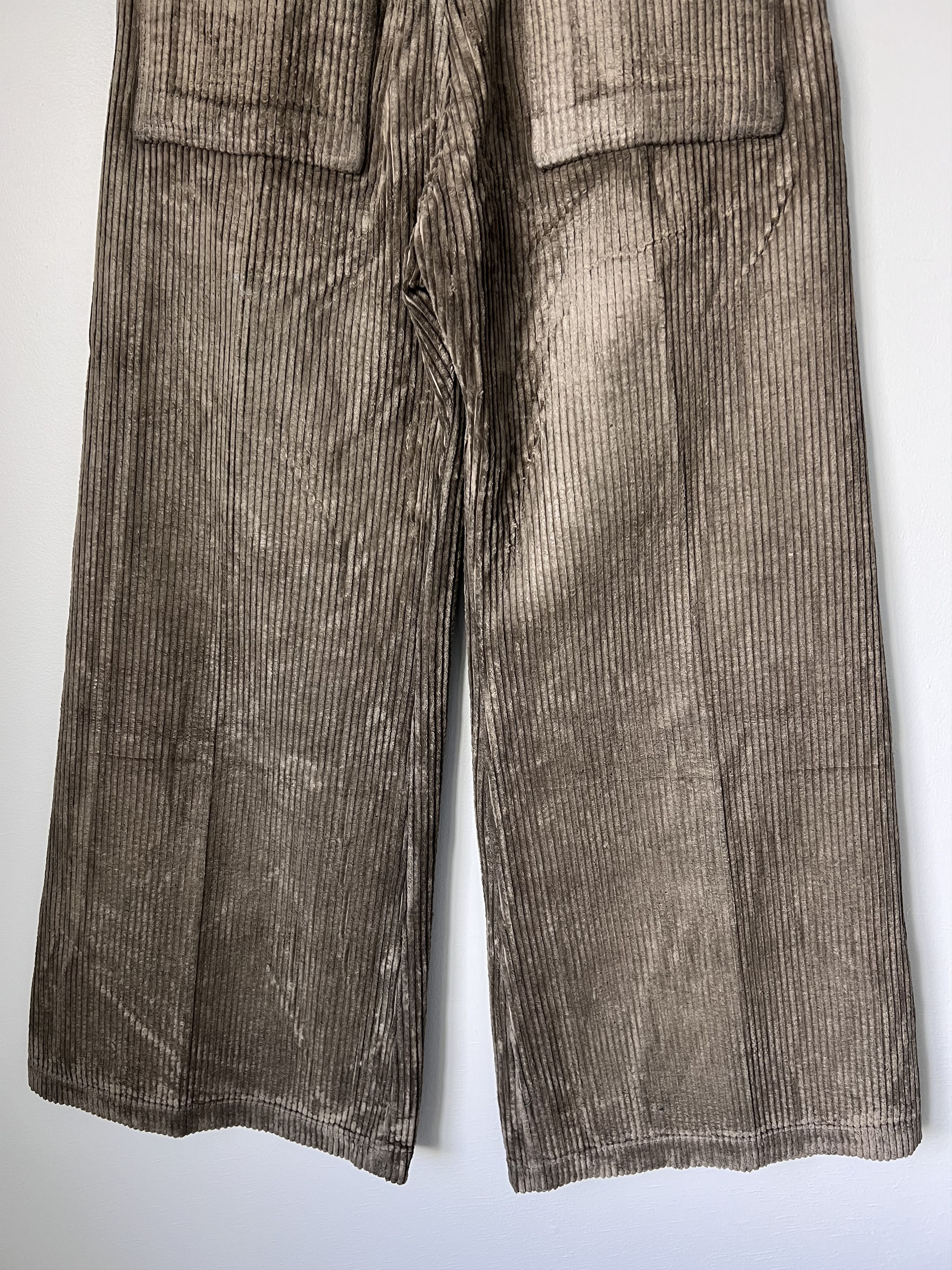 Rick Owens Drkshdw Rick Owens DRKSHDW Corduroy Geth Belas in Dust Size US 32 / EU 48 - 7 Thumbnail