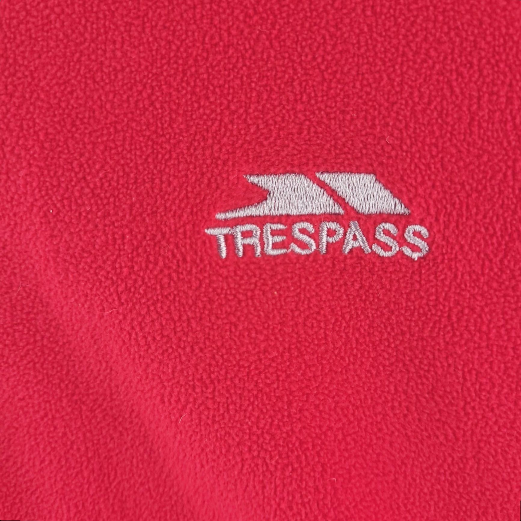 Vintage VINTAGE Trespass Sweater Mens M Red Fleece Quarter Zip UK Pullover Size US M / EU 48-50 / 2 - 2 Thumbnail