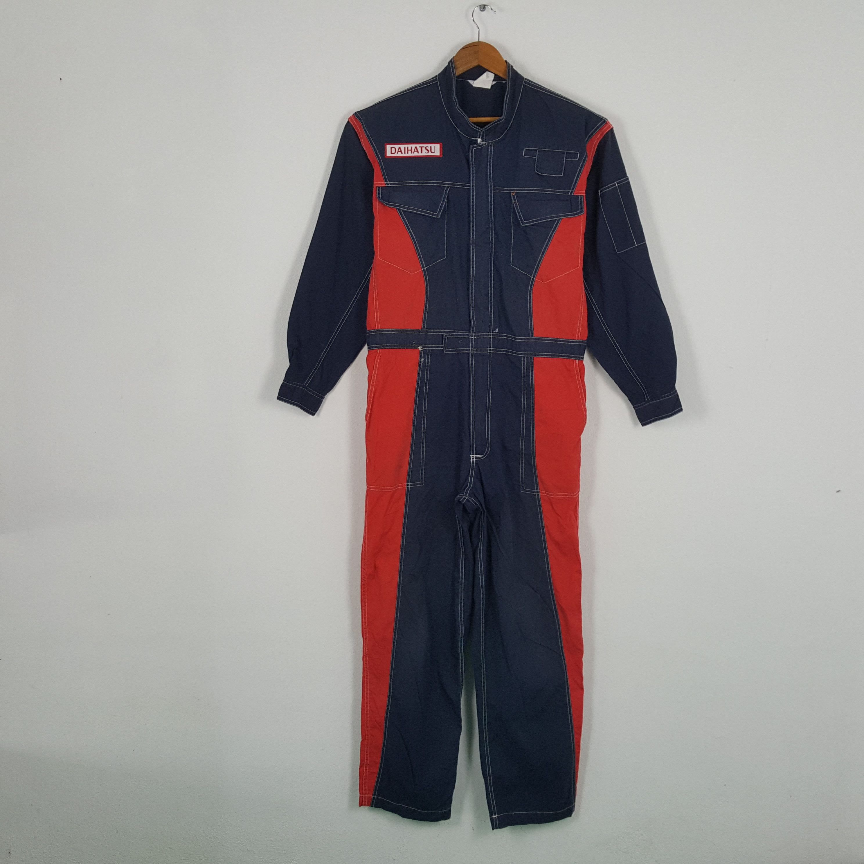 Vintage Vintage DAIHATSU Japanese Motorsports Coverall Jacket Size US XL / EU 56 / 4 - 4 Thumbnail