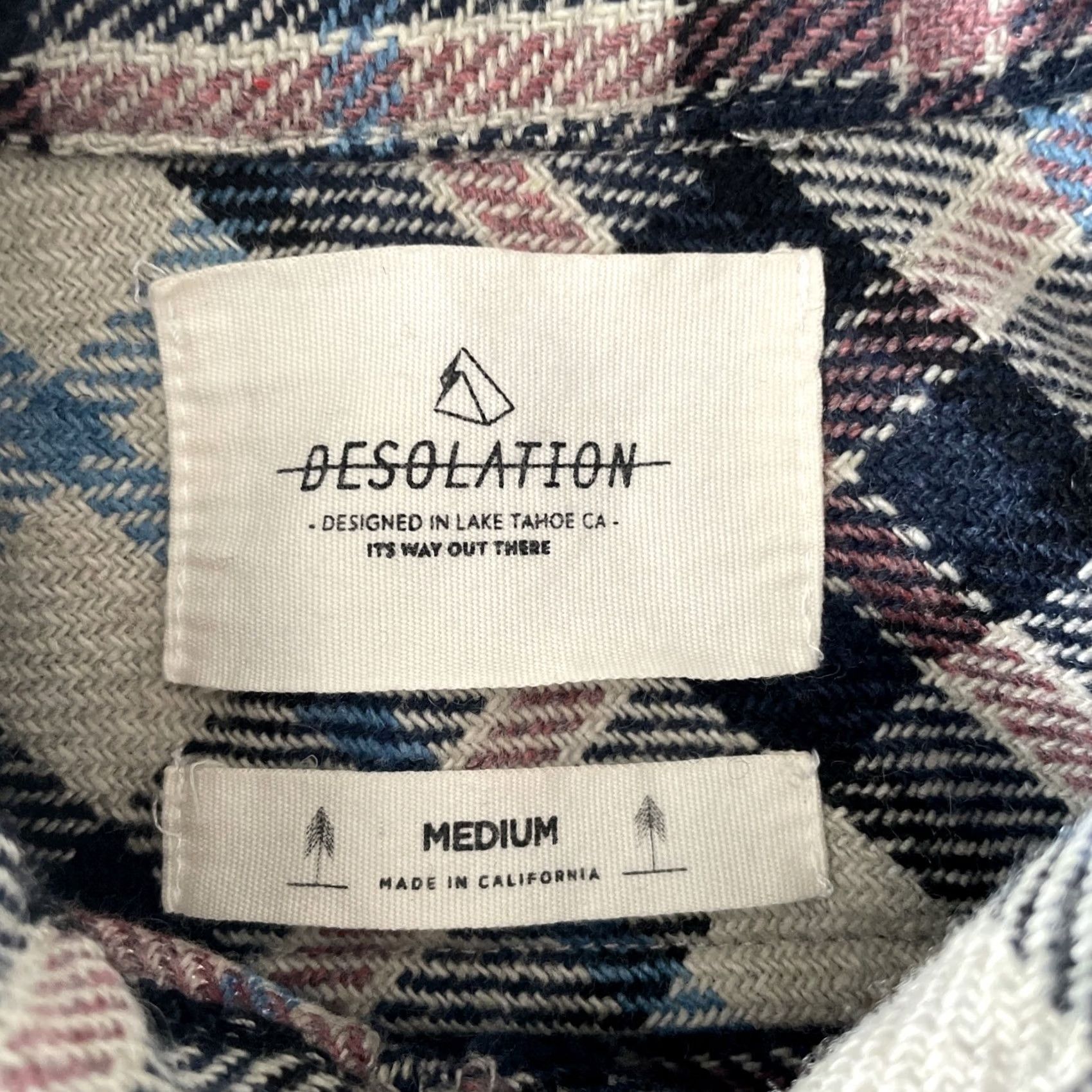 Vintage VINTAGE Deso Supply Plaid Flannel Womens Medium Outdoor Hiking Shirt California USA Size M / US 6-8 / IT 42-44 - 3 Thumbnail