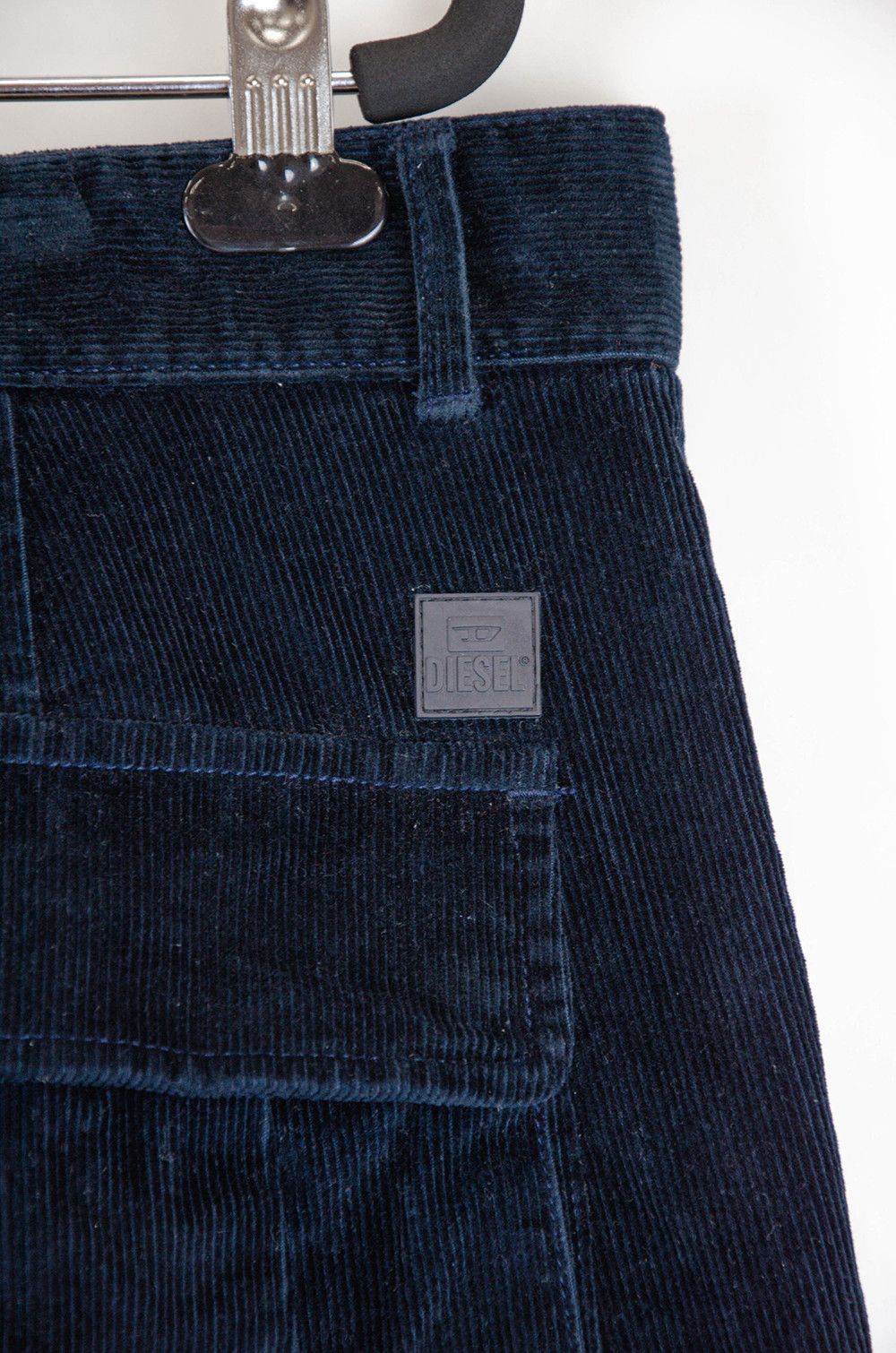Diesel Diesel Navy Corduroy Cargo Pants - Size IT 52 Size US 36 / EU 52 - 9 Thumbnail