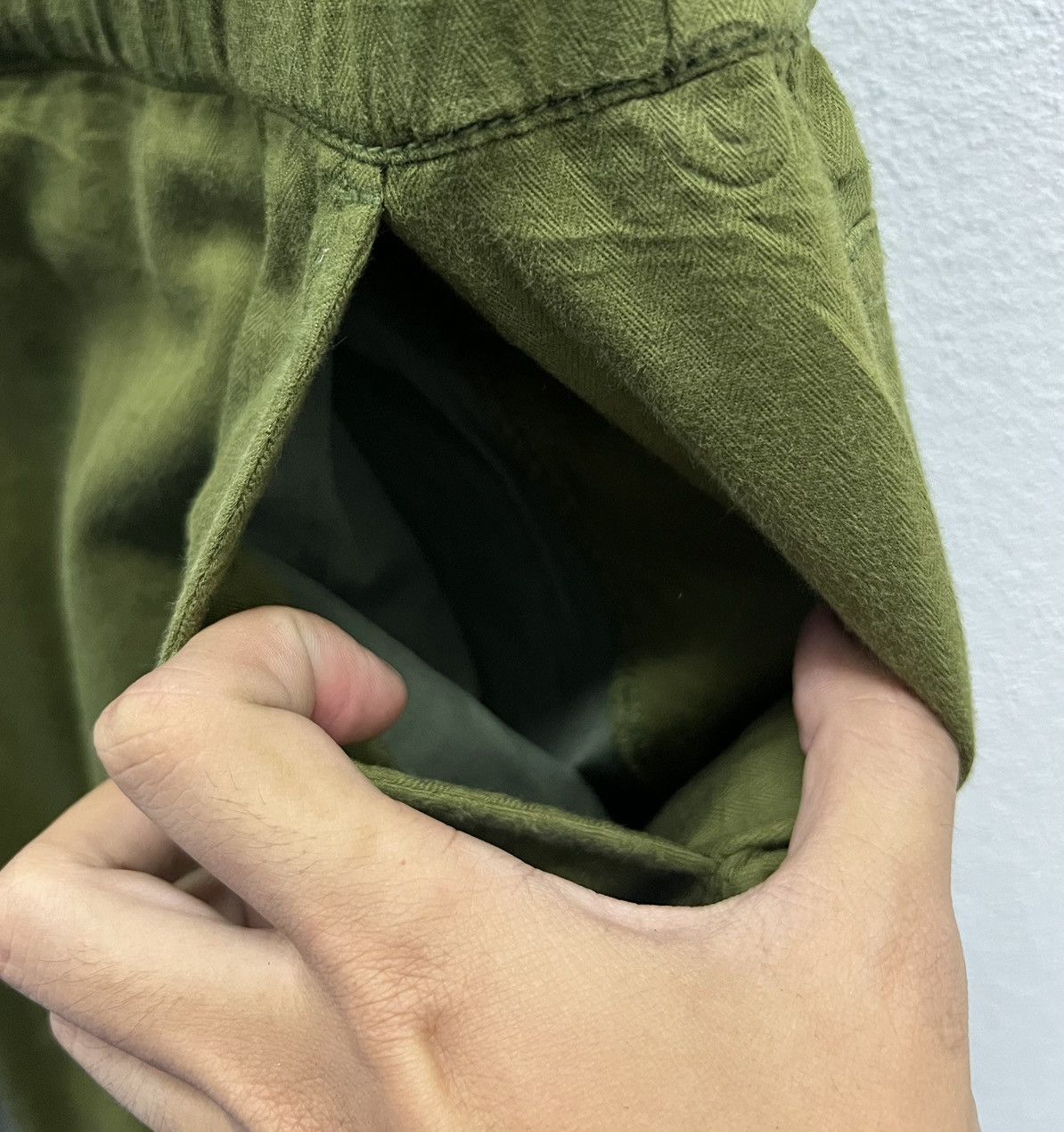 Japanese Brand × Vintage Vintage Y2K X-girl Olive Green Utility Jumpsuit - Size 2 Size US 34 / EU 50 - 8 Thumbnail