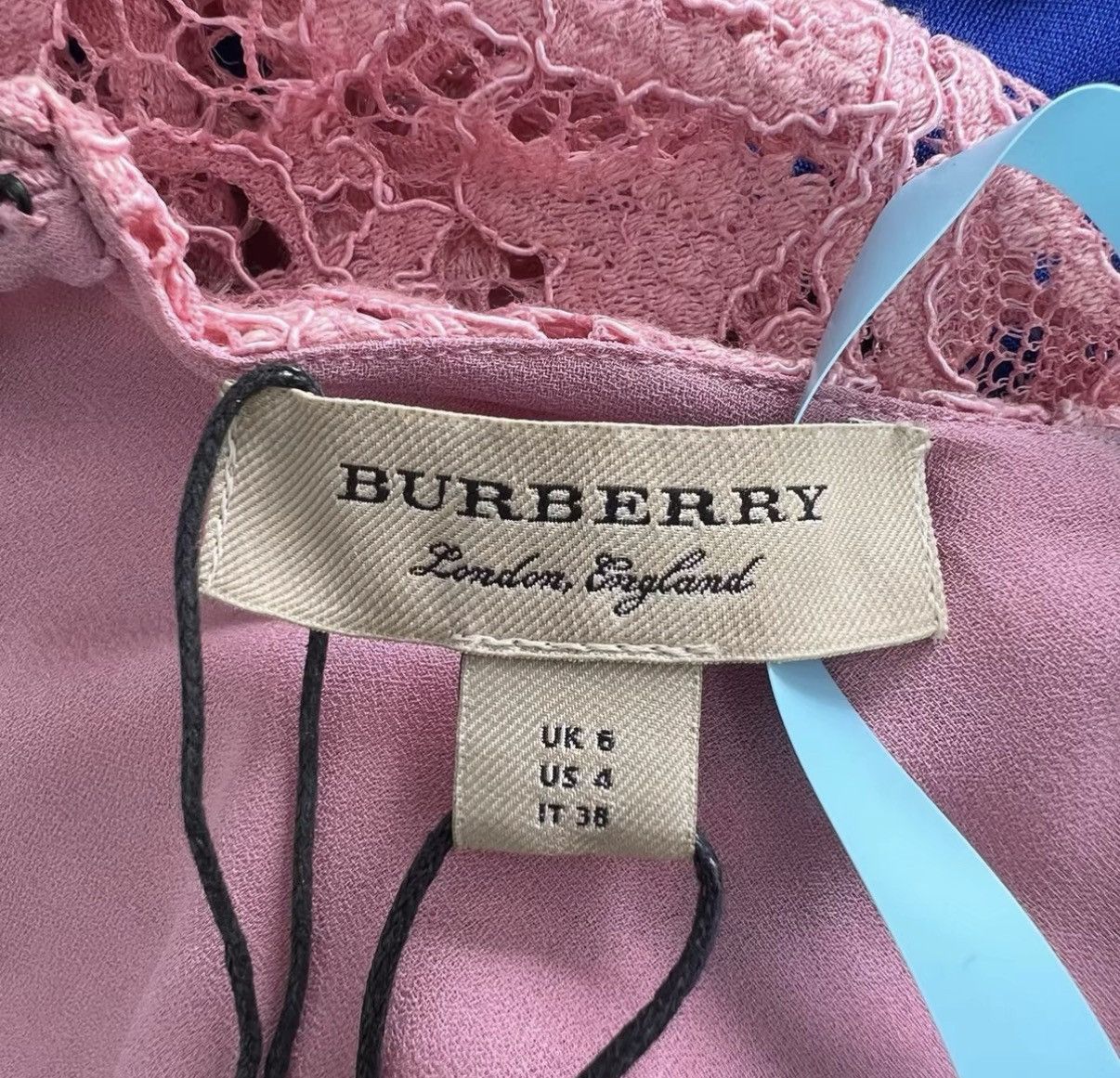Burberry Burberry Pink Hollowed-out Floral Dress J41 Size XS / US 0-2 / IT 36-38 - 3 Thumbnail