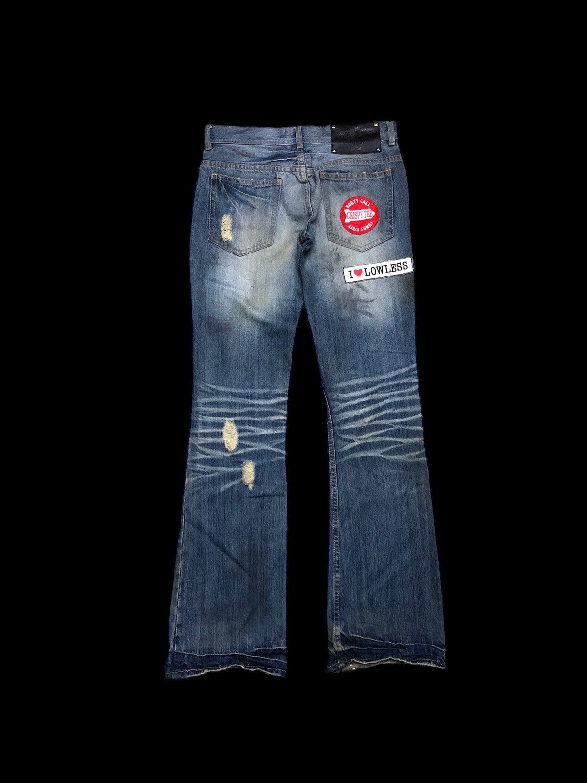 If Six Was Nine FLARED‼️‼️RIOT WASHED BLUE DENIM Size US 30 / EU 46 - 2 Thumbnail