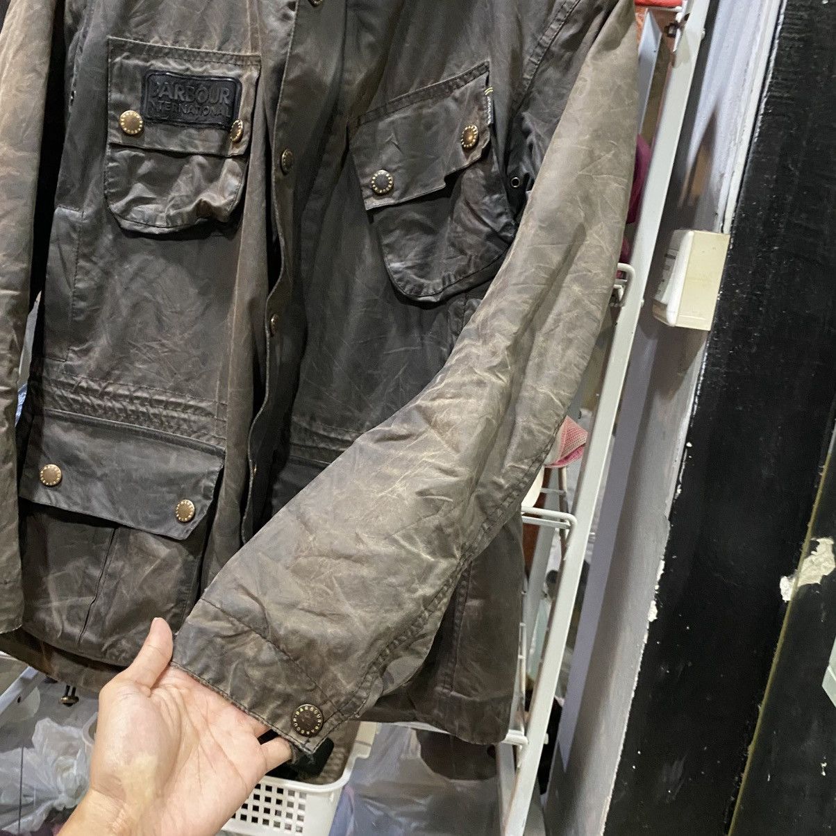 Barbour Barbour International FOG waxed parka Size US S / EU 44-46 / 1 - 20 Thumbnail
