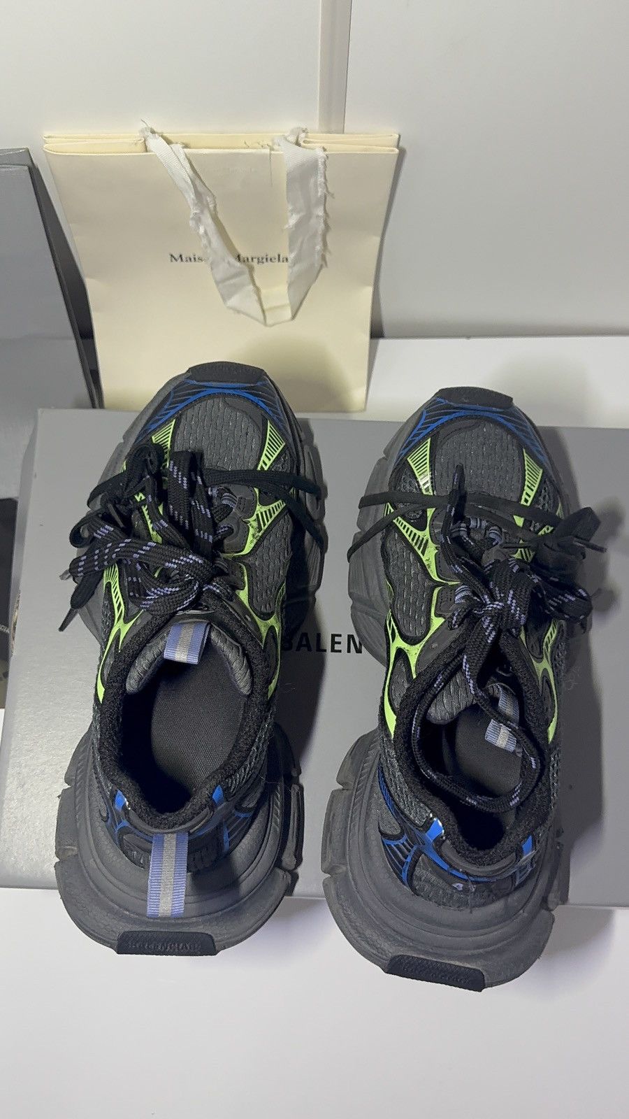 Balenciaga ⛔️Balenciaga 3XL grey blue green 41 Size US 8 / EU 41 - 4 Thumbnail