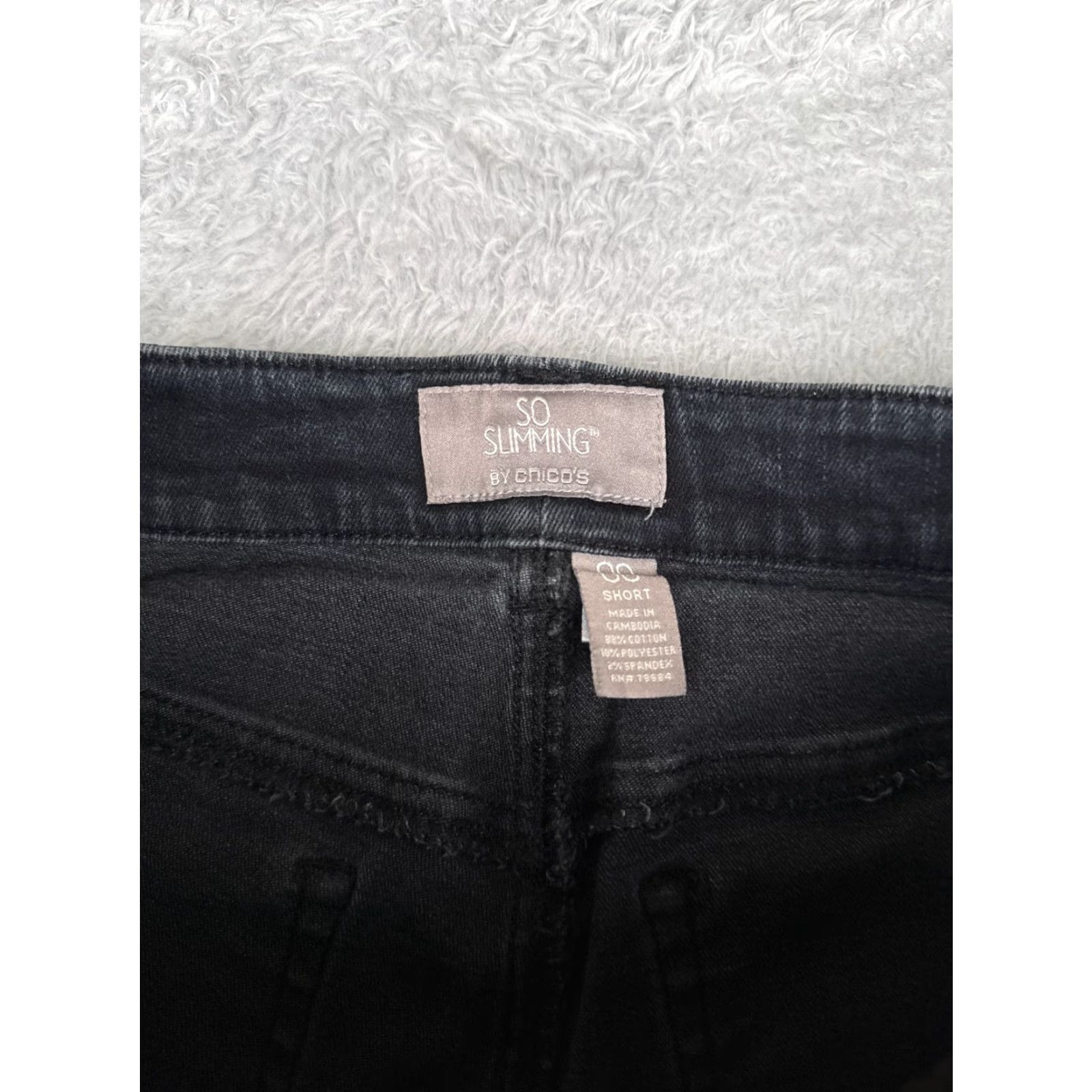 Vintage Chicos Jeans Women Bootcut Denim 29x29 Blue Cotton Blend Low Rise 00 Regular 5-Pocket Logo Embroidered Size 24" / US 00 / IT 34 - 6 Thumbnail