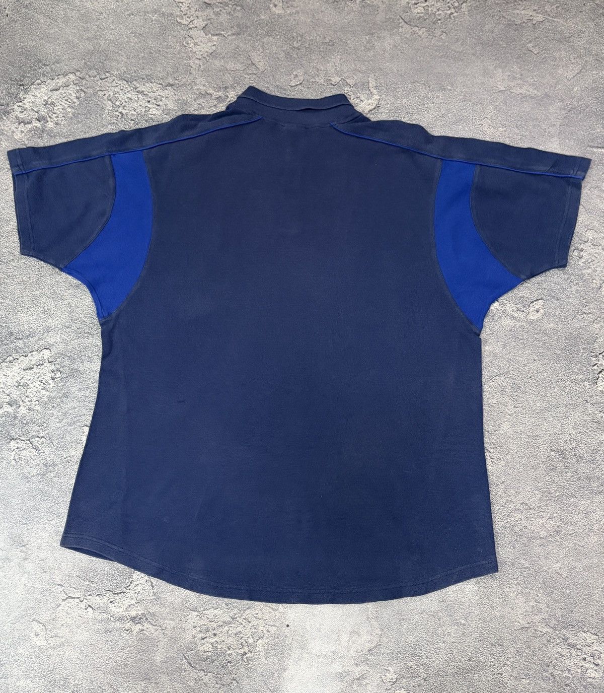 Nike Vintage Nike Team France Rugby F.F.R. Polo Shirt Navy Blue Size US XL / EU 56 / 4 - 2 Thumbnail