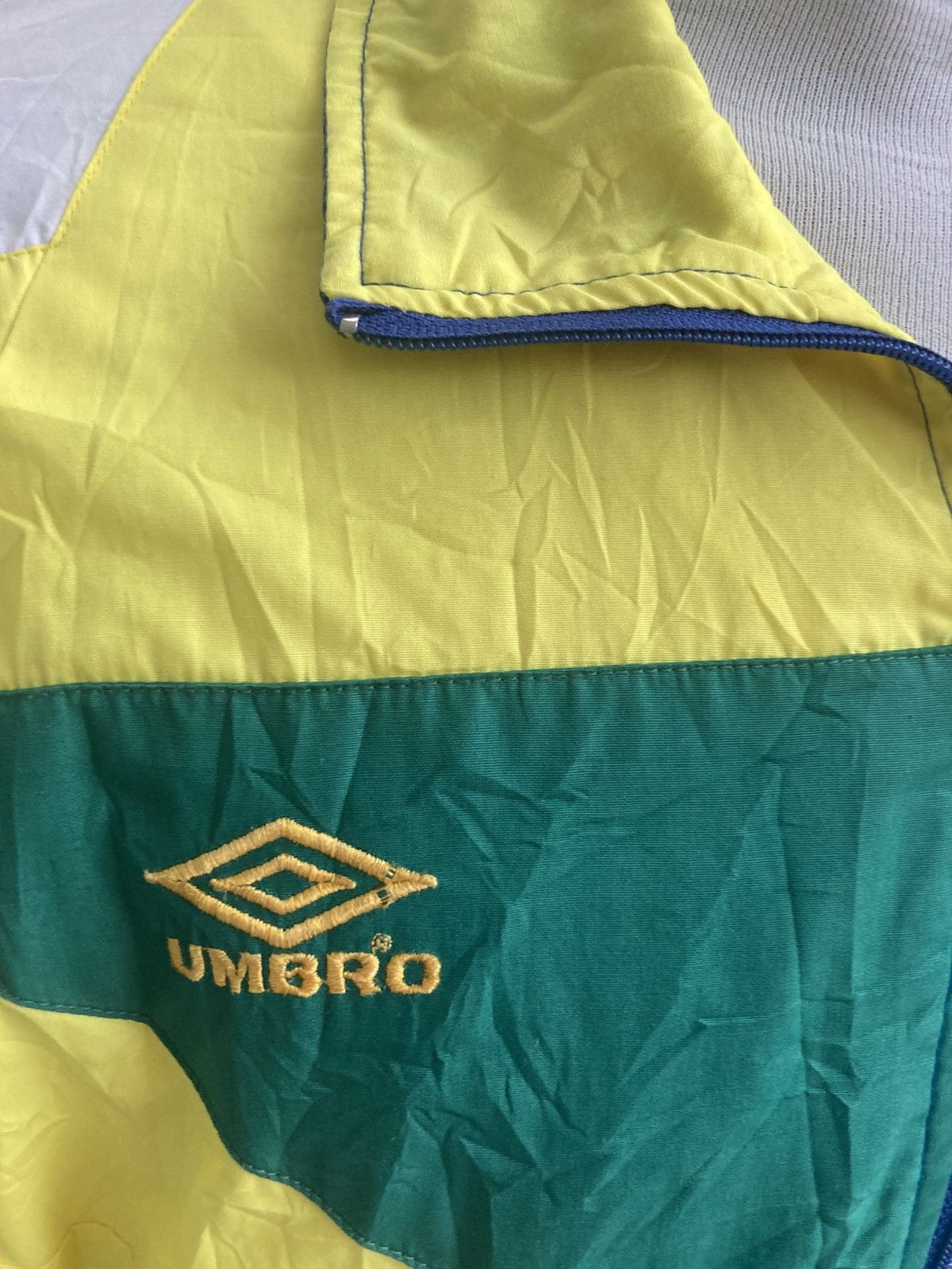 Other Vintage Adidas Umbro Brasil 1994 World Cup Hamilton Jacket Size US M / EU 48-50 / 2 - 7 Thumbnail
