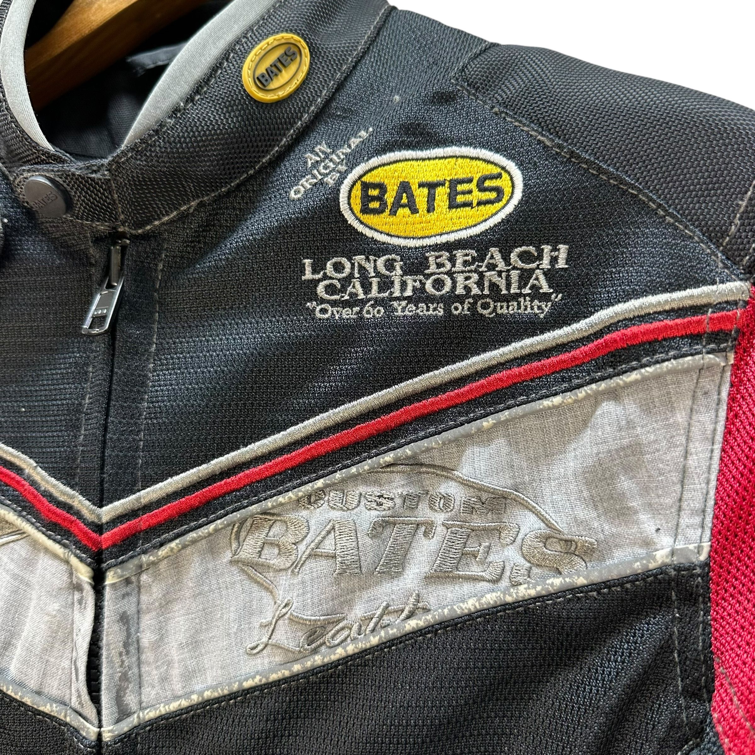Vintage CUSTOM BATES LEATHERS NHRA Drag Racing Jacket #A53-1234 Size US M / EU 48-50 / 2 - 4 Thumbnail