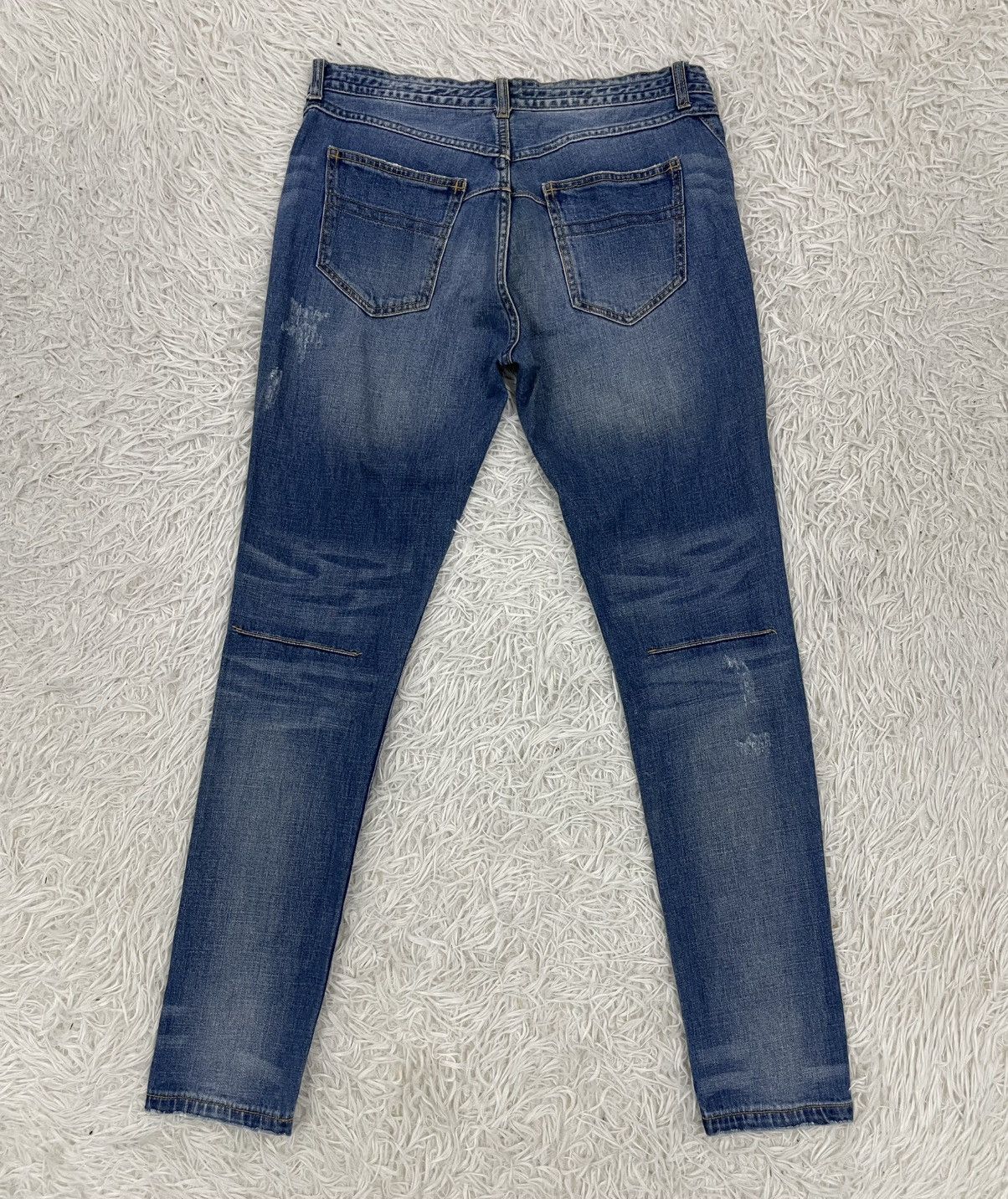 Number (N)ine Distress Number Nine Music Note Jeans Pant Size US 32 / EU 48 - 2 Thumbnail