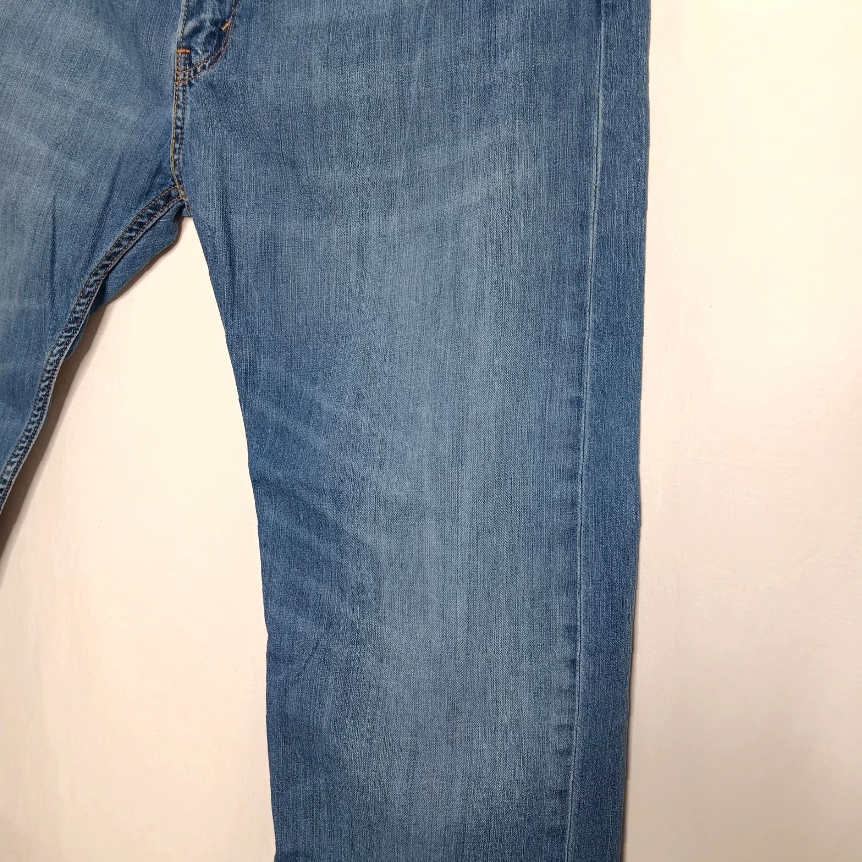 Levi's Levi's 505 Jeans Men 42x29 Light Wash Denim Regular 5-Pocket Straight Leg Work Pants Mens Size US 42 / EU 58 - 5 Thumbnail