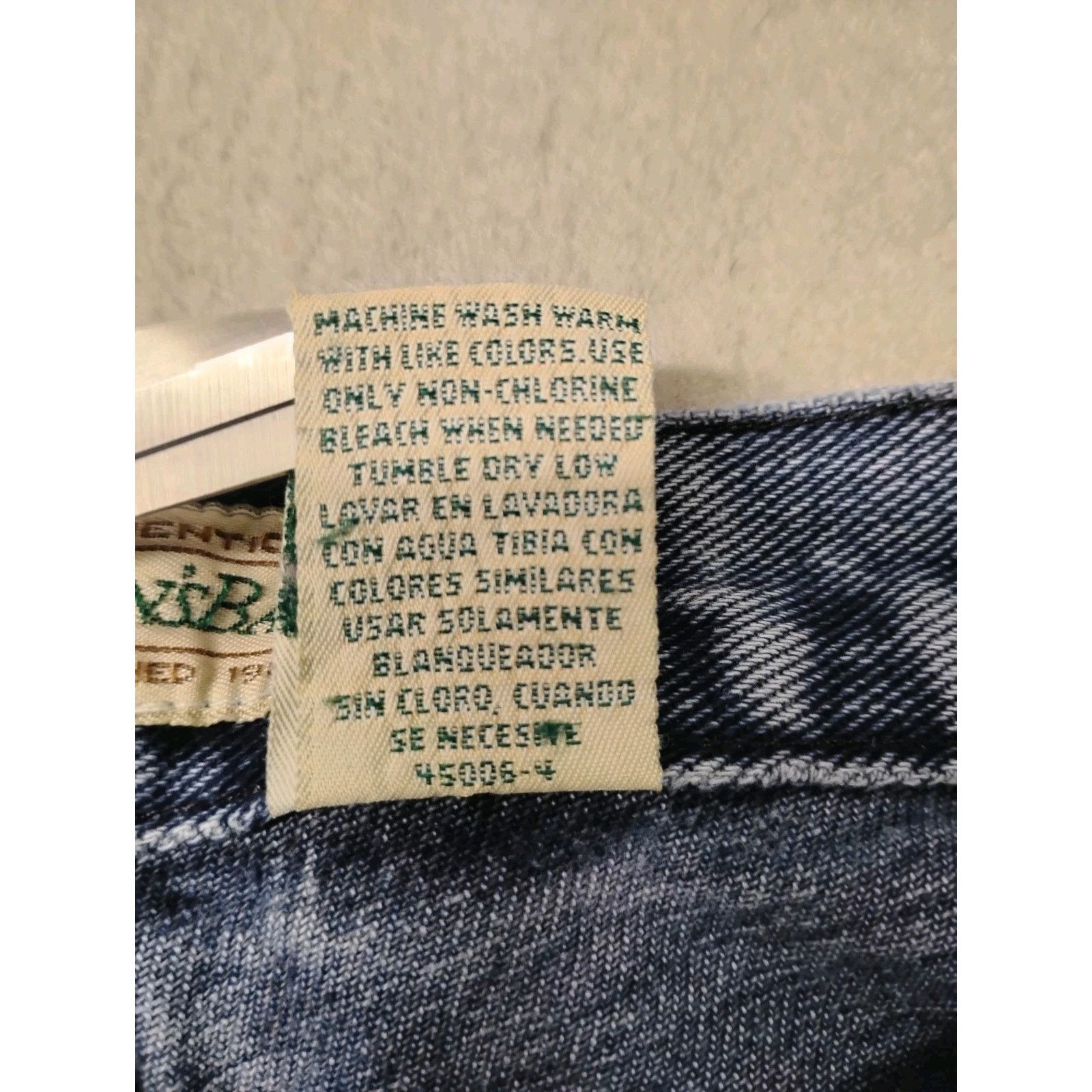 St. Johns Bay Saint Johns Bay (8) Womens Vintage Straight Blue Denim Jeans Size 30" / US 8 / IT 44 - 11 Thumbnail