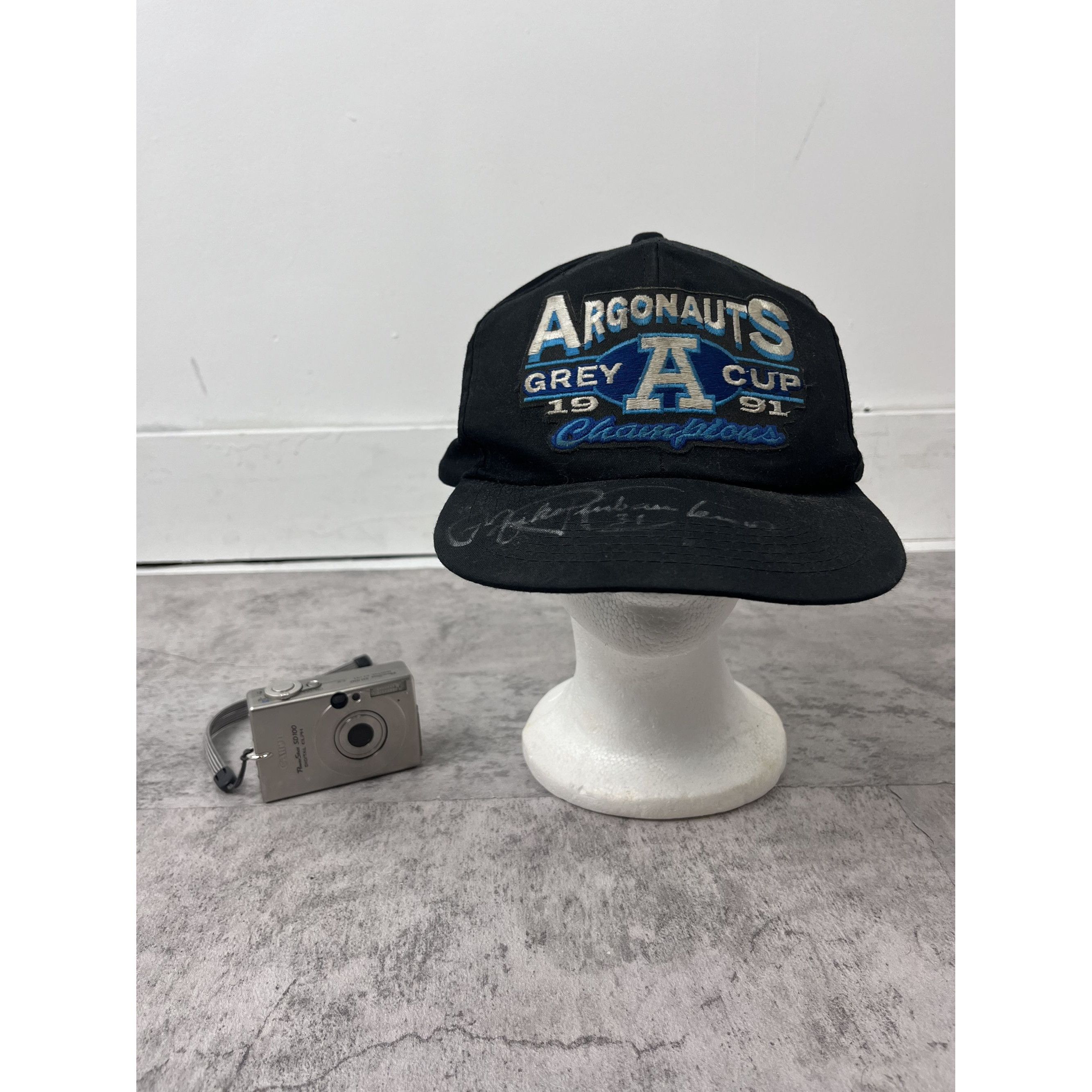 Starter Vintage 1991 Toronto Argonauts X Starter Signed Baseball Hat Size ONE SIZE - 1 Thumbnail