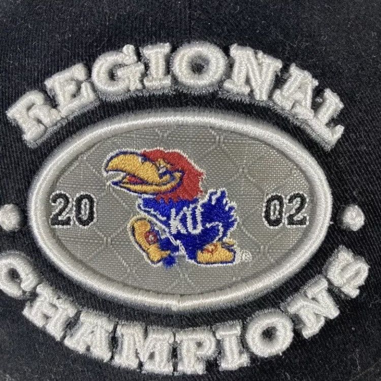 Vintage Vintage Kansas Jayhawks 2002 National Champions Dad Hat Size ONE SIZE - 3 Thumbnail