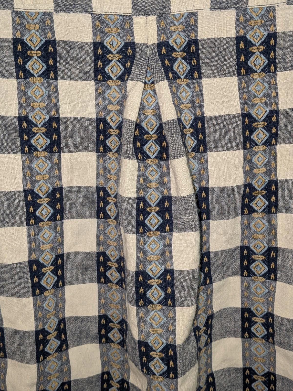 Blair VTG 90s Blair Men's Bohemian 100% Cotton Button Up Shirt 3XL Size US XXL / EU 58 / 5 - 5 Thumbnail