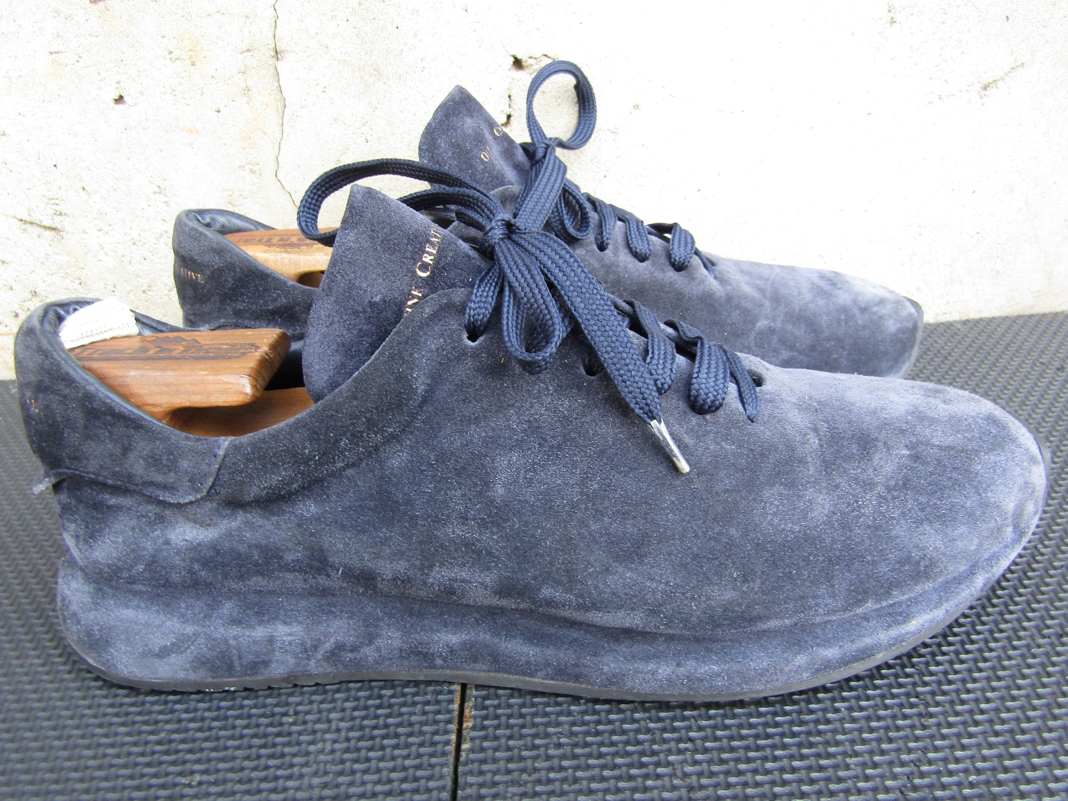 Officine Creative OFFICINE CREATIVE Race Navy Blue Suede Sneakers Size US 10 / EU 43 - 7 Thumbnail