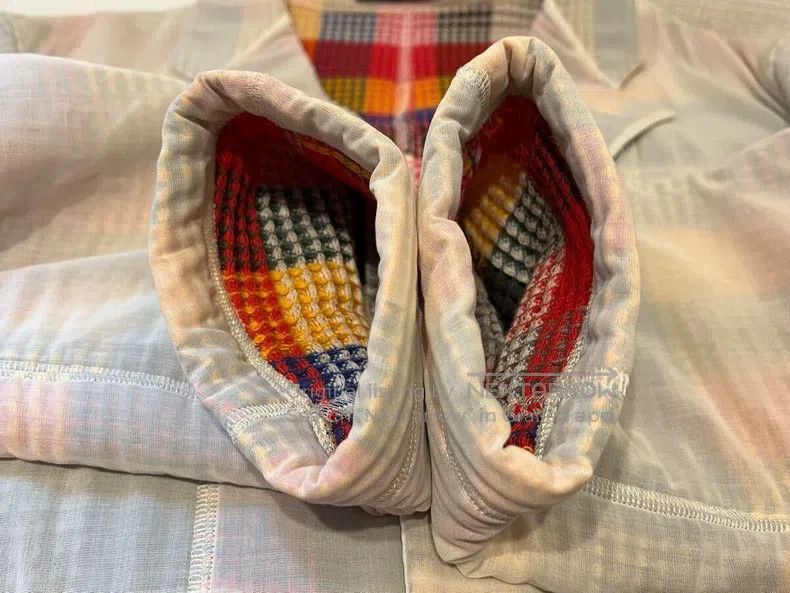 Issey Miyake Issey Miyake Plaid Pattern Sheer Jacket Size L / US 10 / IT 46 - 5 Thumbnail