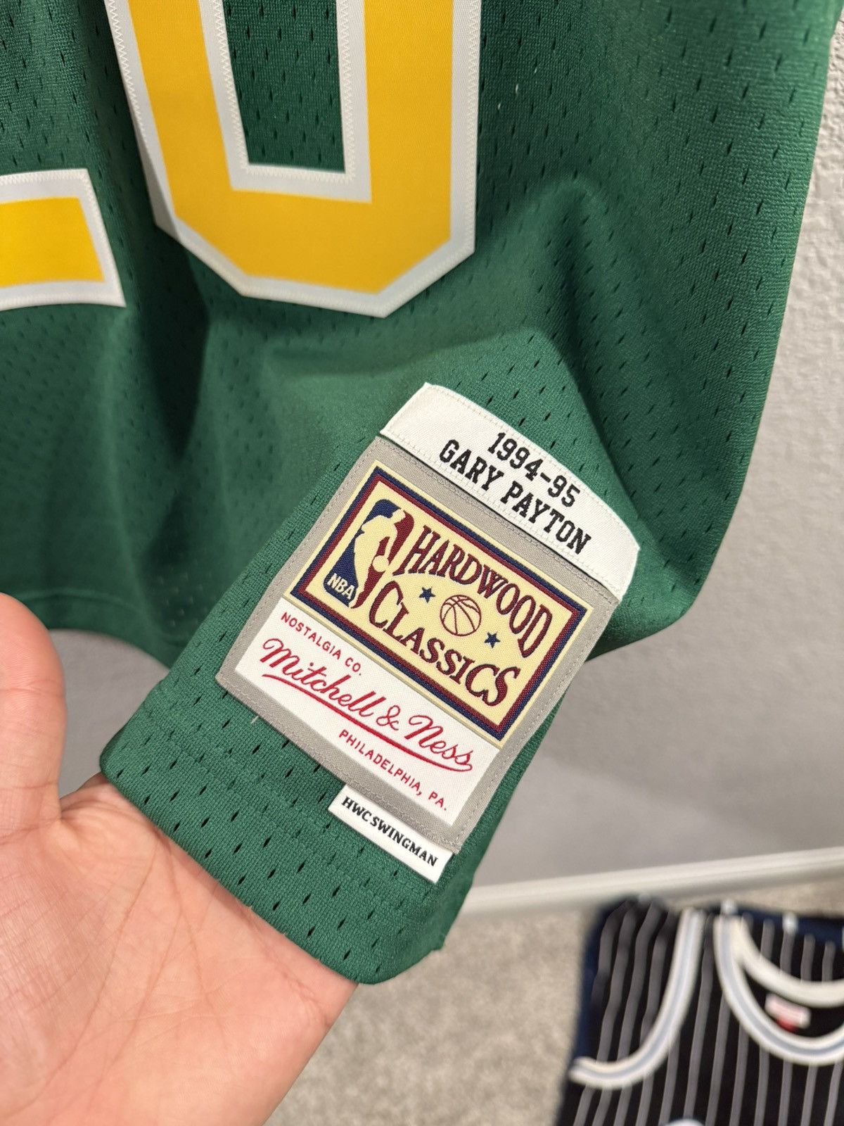 Mitchell & Ness Super Sonics x Gary Payton Jersey Size US L / EU 52-54 / 3 - 3 Thumbnail