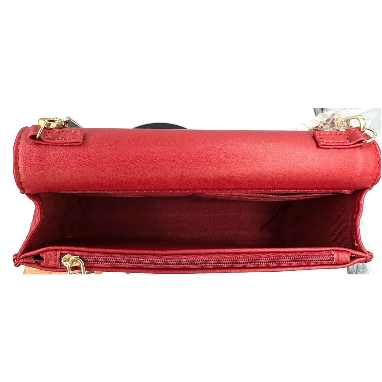 Badgley Mischka Badgley Mischka Debossed Logo Crossbody - Brick Red Size ONE SIZE - 10 Thumbnail