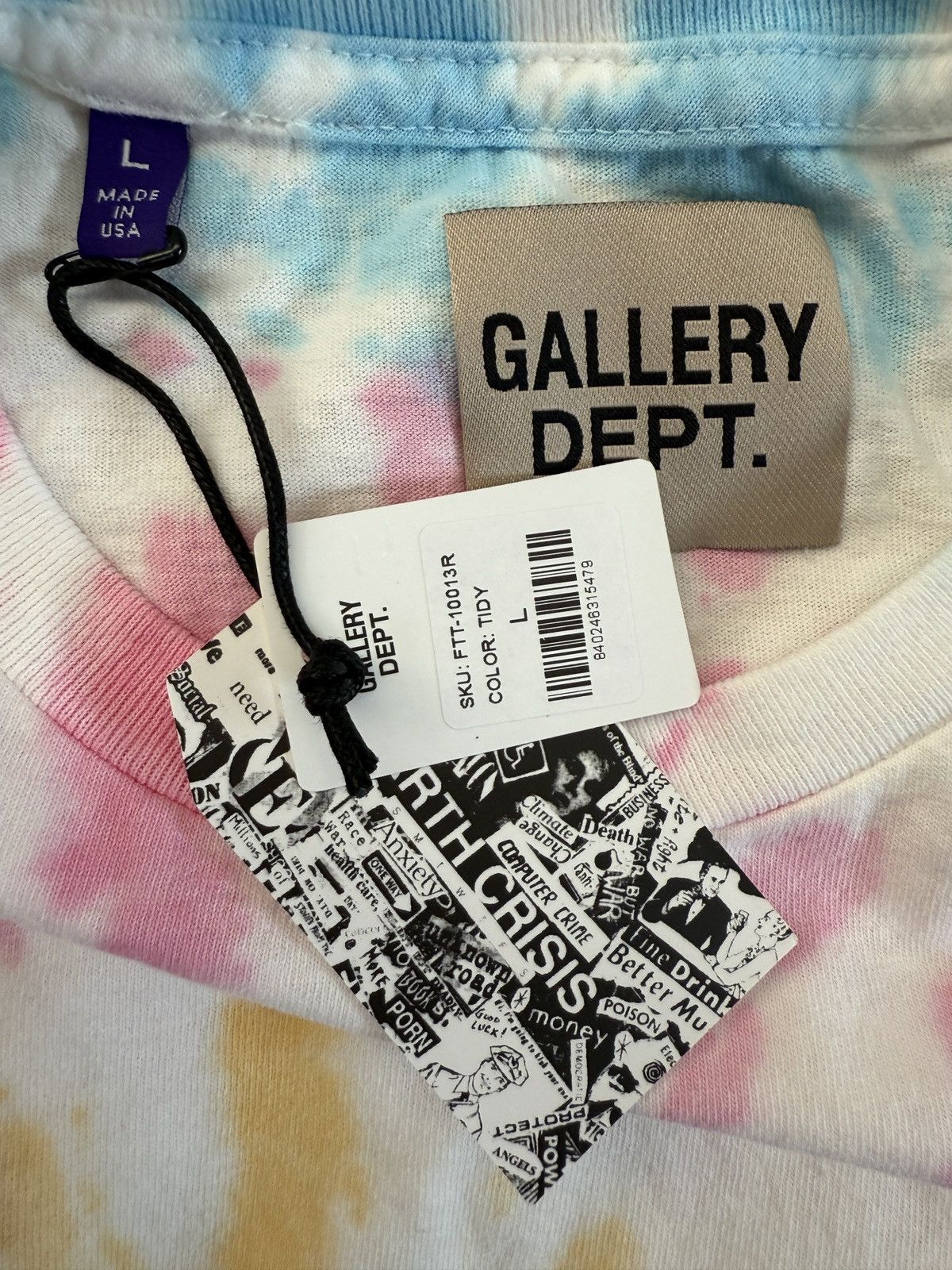 Gallery Dept. Gallery Dept. Logo Tie Dye T-shirt NEW SIZE L Size US L / EU 52-54 / 3 - 3 Thumbnail