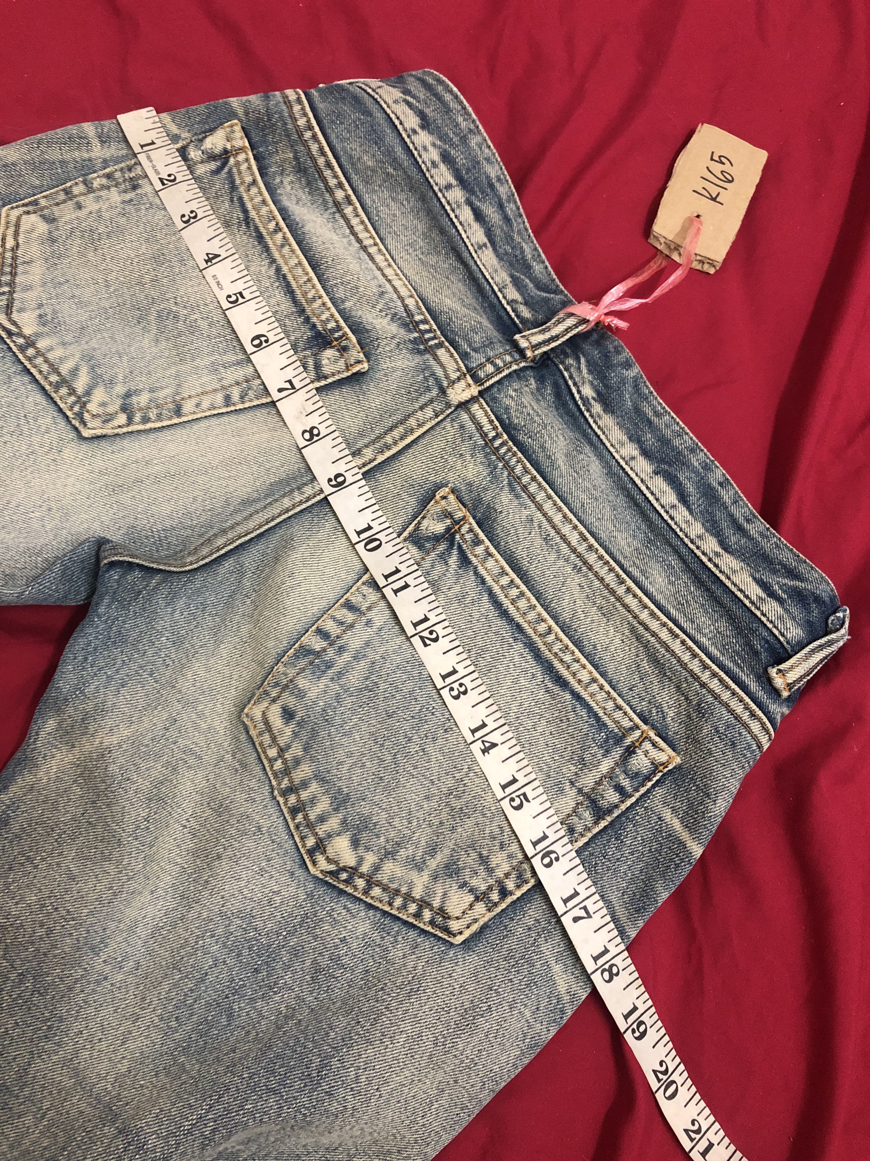 Japanese Brand FLARED WASHED BLUE DENIM Size 28" / US 6 / IT 42 - 10 Thumbnail