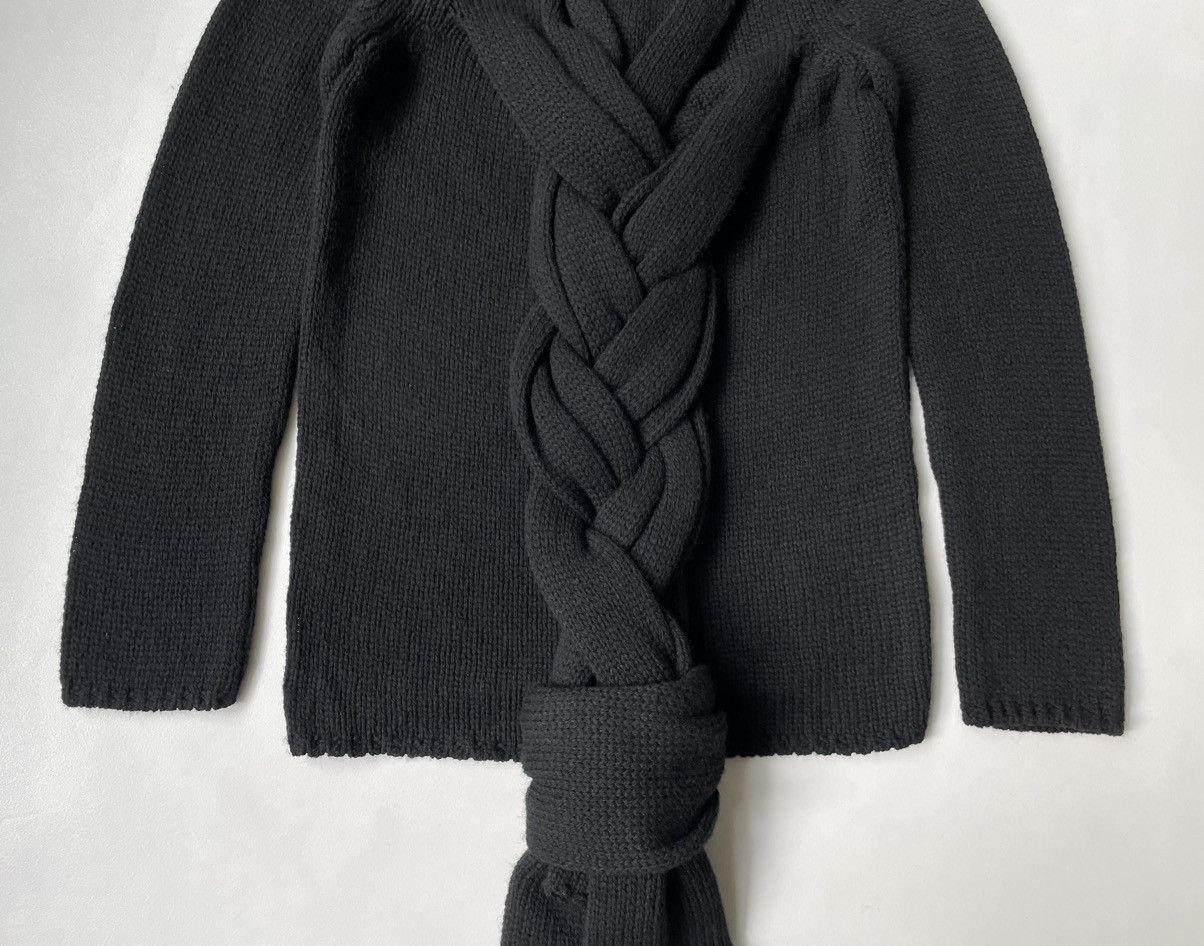 Comme des Garcons A/W 14 ‘3D Plait’ Knit Wool Sweater Size XS / US 0-2 / IT 36-38 - 5 Thumbnail