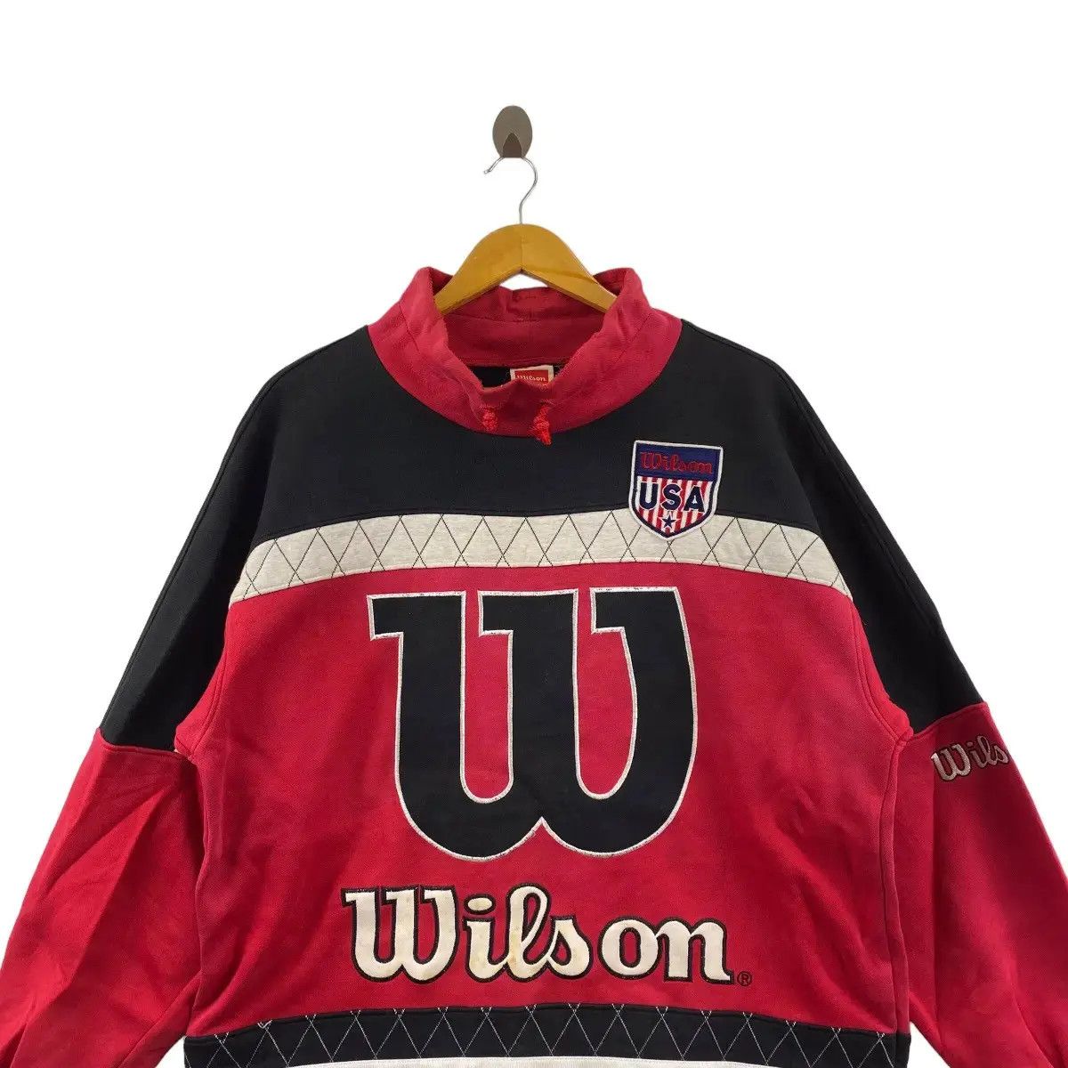 Wilson Vintage WILSON ATHLETIC x JASPO Team USA Sweatshirt Baggy Size US M / EU 48-50 / 2 - 3 Thumbnail