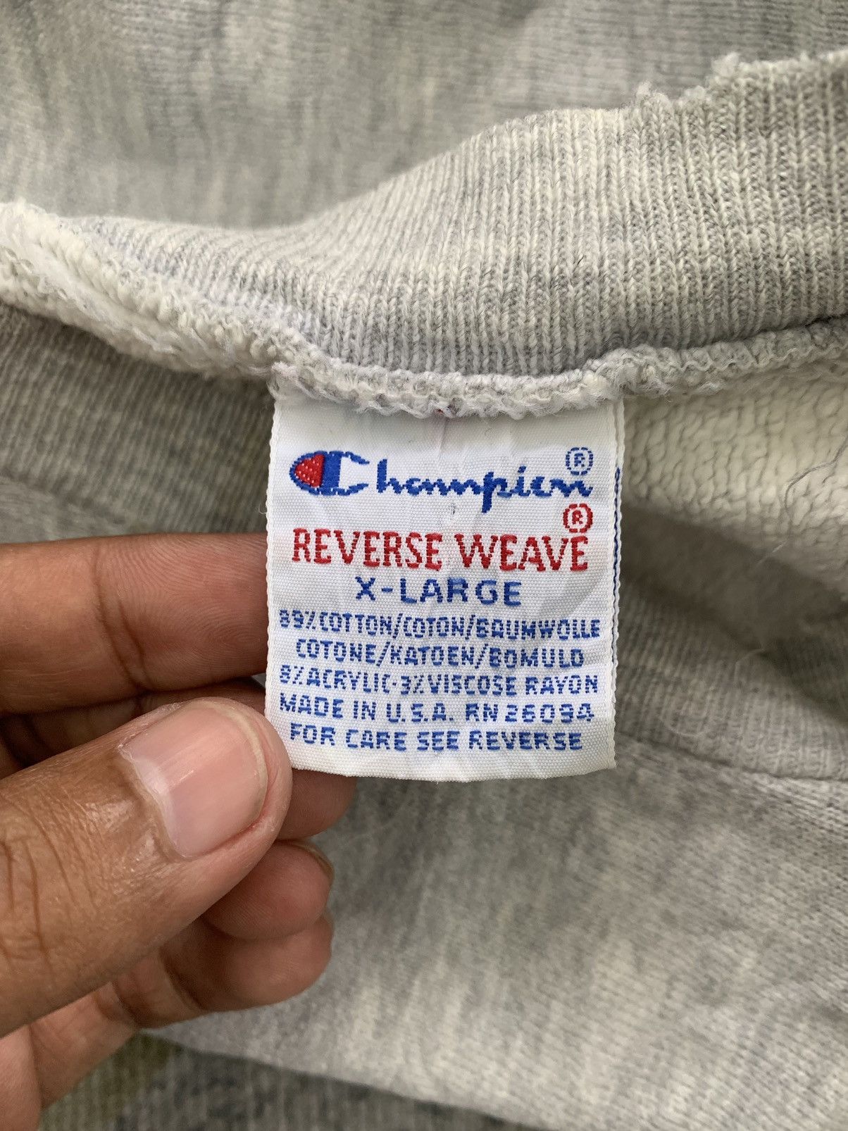 Champion × Vintage Vtg 90s Champion Reverse Weave UMASS Sweatshirt Size US XL / EU 56 / 4 - 15 Thumbnail
