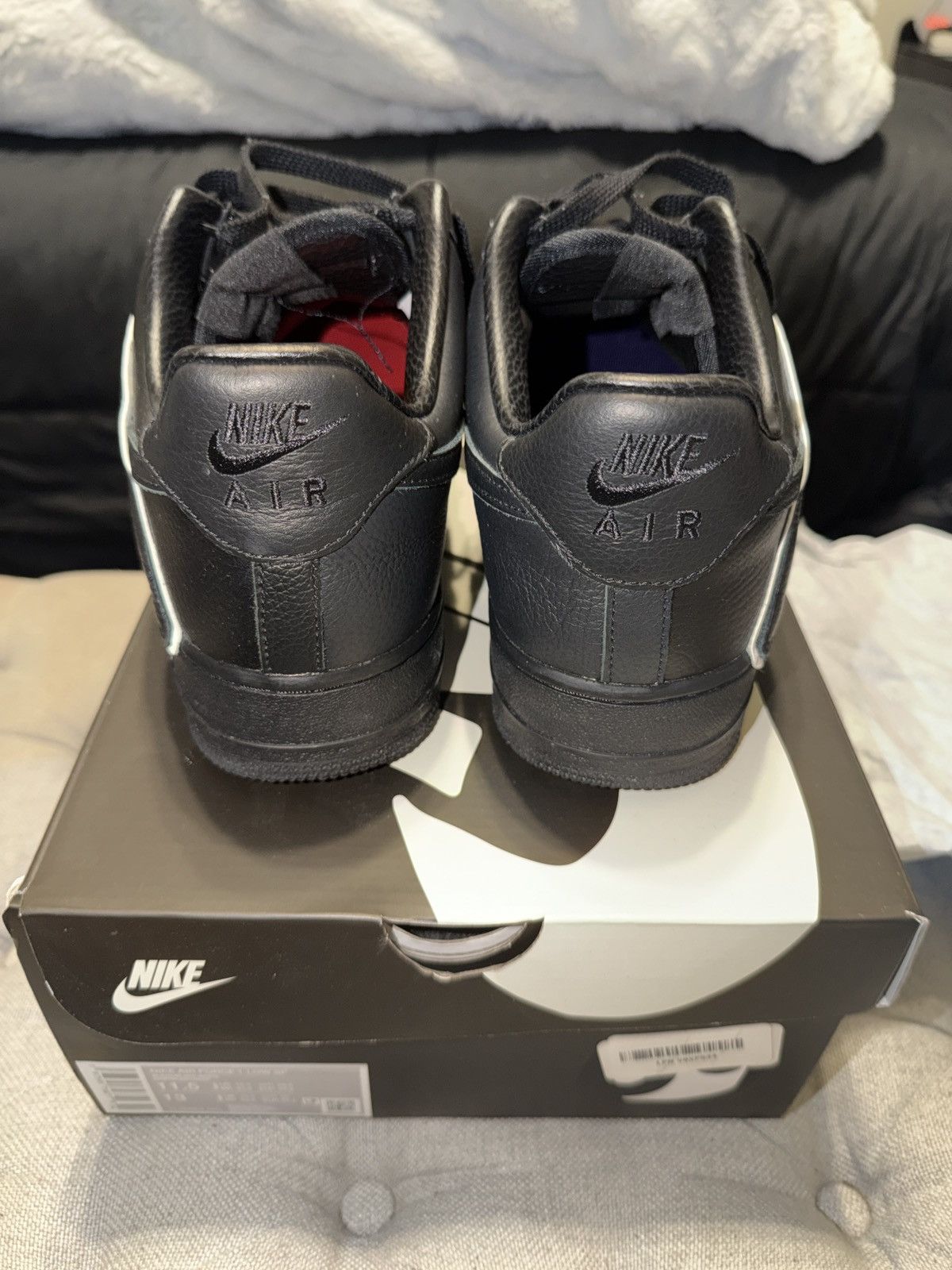 Cactus Plant Flea Market × Nike Black Air Force 1 CFM Size US 11.5 / EU 44-45 - 4 Thumbnail