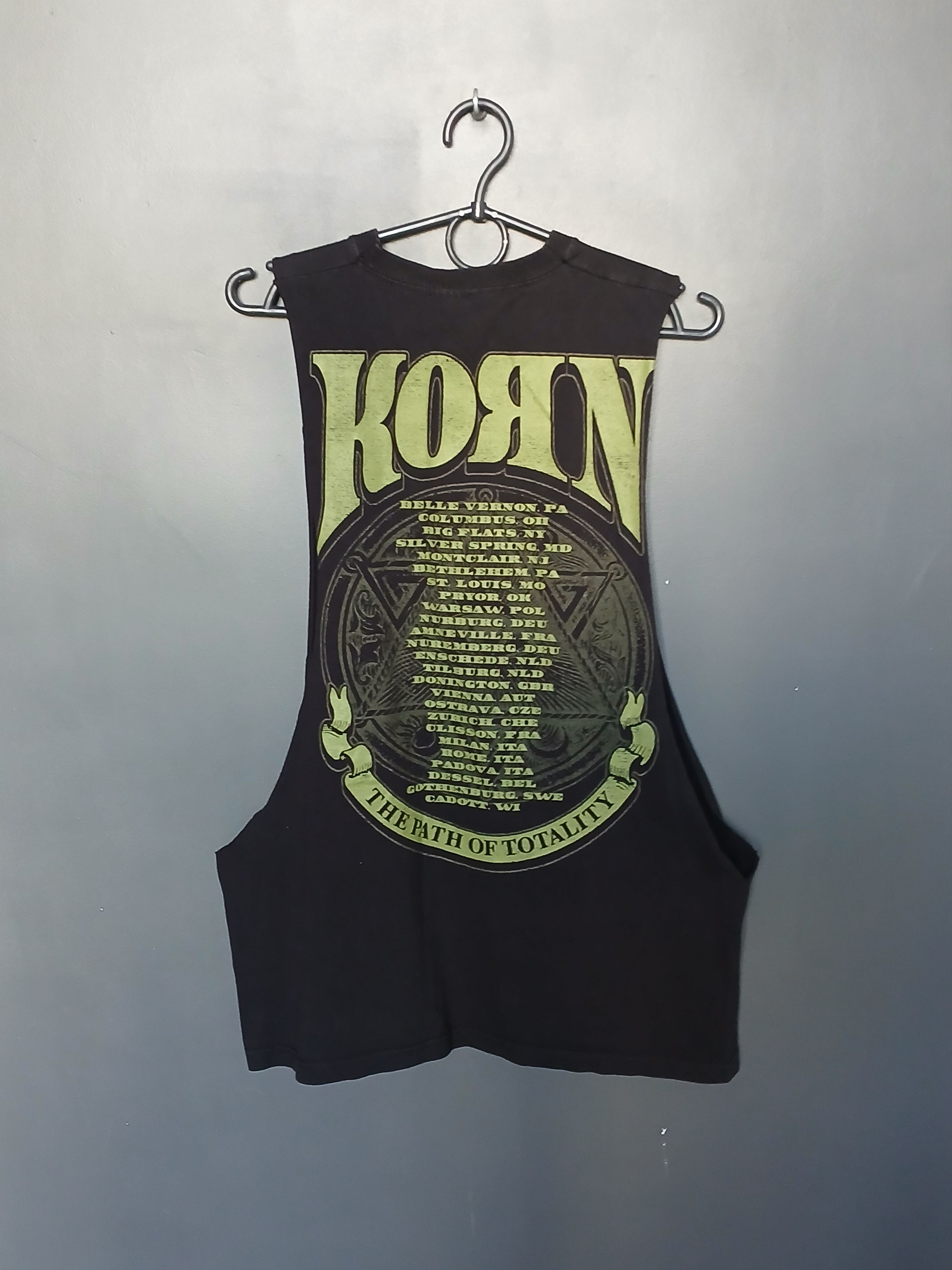 Band Tees Korn Sleeveless T-Shirt Size US M / EU 48-50 / 2 - 2 Thumbnail