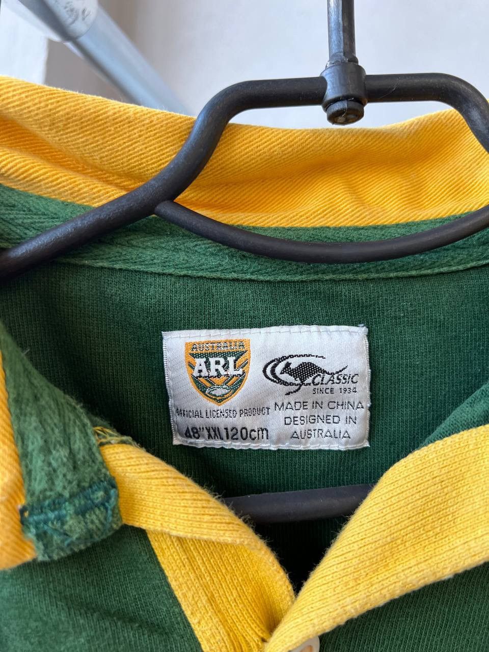 Vintage 2000 RARE AUSTRALIA TEAM RUGBY UNION CLASSIC SHIRT JERSEY Size US XXL / EU 58 / 5 - 6 Thumbnail