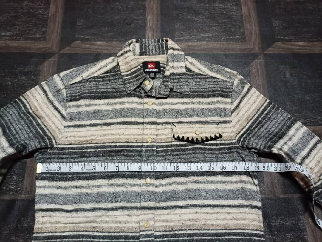 Flannel × Quiksilver Vintage Quiksilver Flannel Jacket Style Size M / US 6-8 / IT 42-44 - 10 Thumbnail