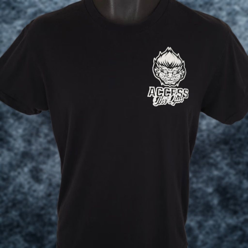 Vintage Access The Quit Addiction Recovery T Shirt Mens Small Black Cotton Crew Neck Size US S / EU 44-46 / 1 - 1 Thumbnail
