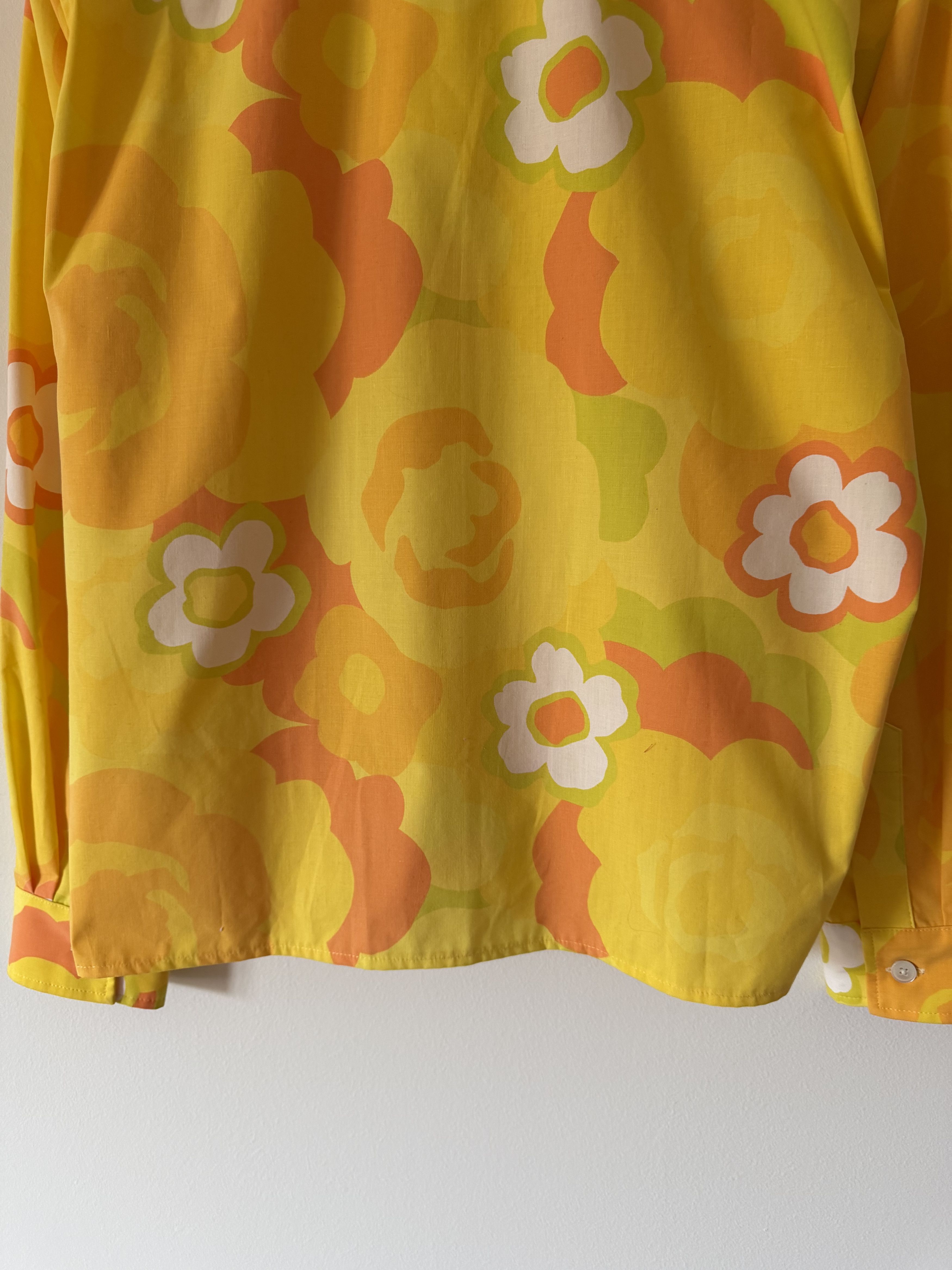 Bode One of a Kind Bode Daylight Daisy Long Sleeve Button Up Size US XXL / EU 58 / 5 - 7 Thumbnail