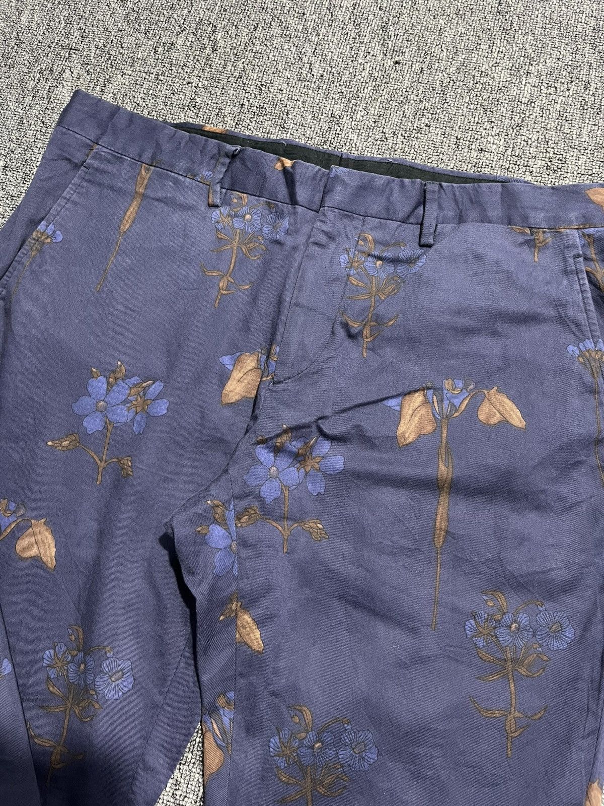 Prada Prada Floral Flower Fullprint Pants Size US 36 / EU 52 - 2 Thumbnail