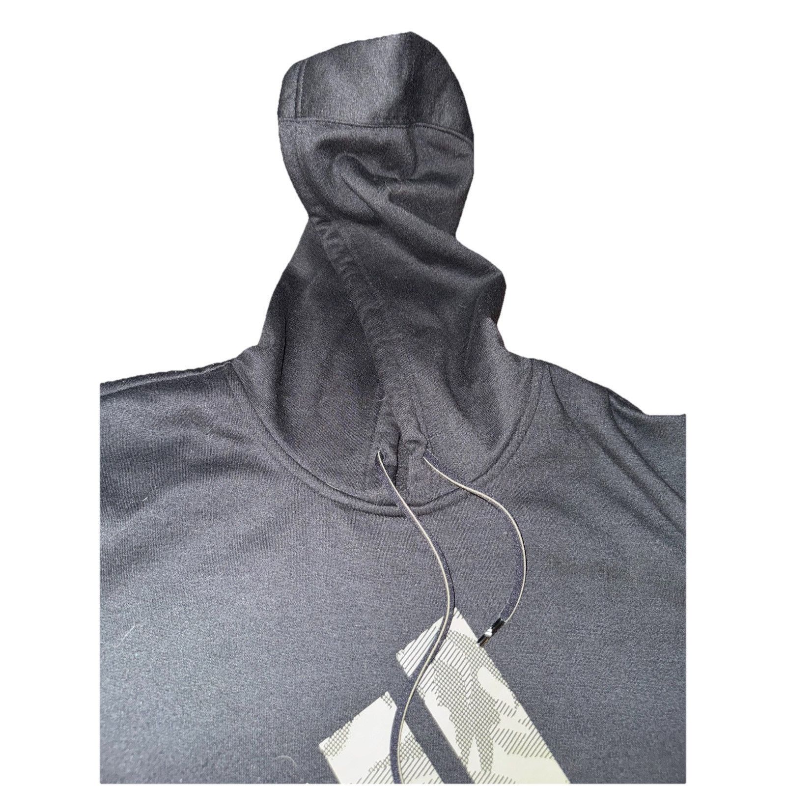 Adidas Adidas Black Mens Sz XL Hoodie Sweatshirt w/ Pockets H39888 Size US XL / EU 56 / 4 - 2 Thumbnail