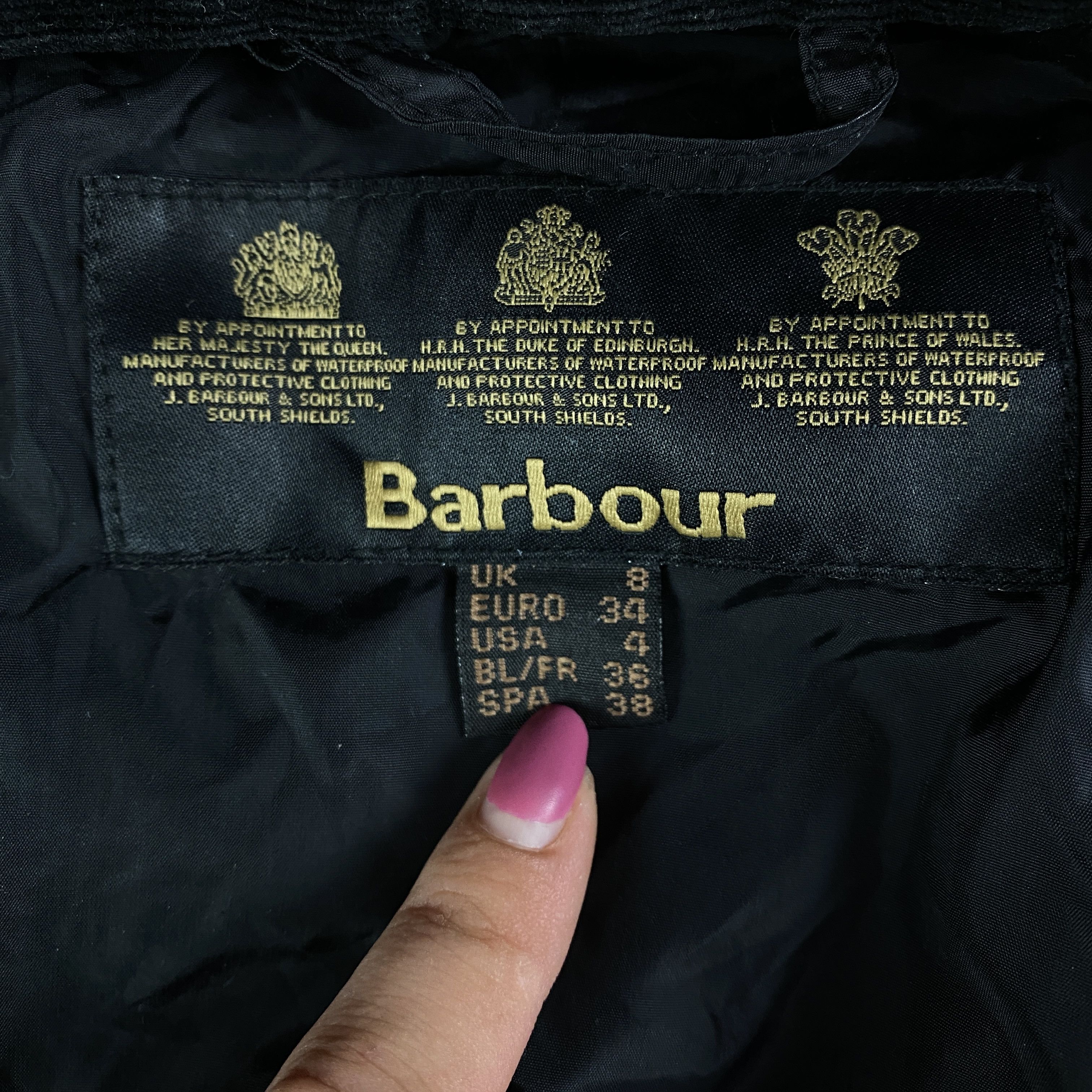 Barbour Womens Belted Jacket Barbour SMU International Size US 4 Size S / US 4 / IT 40 - 6 Thumbnail