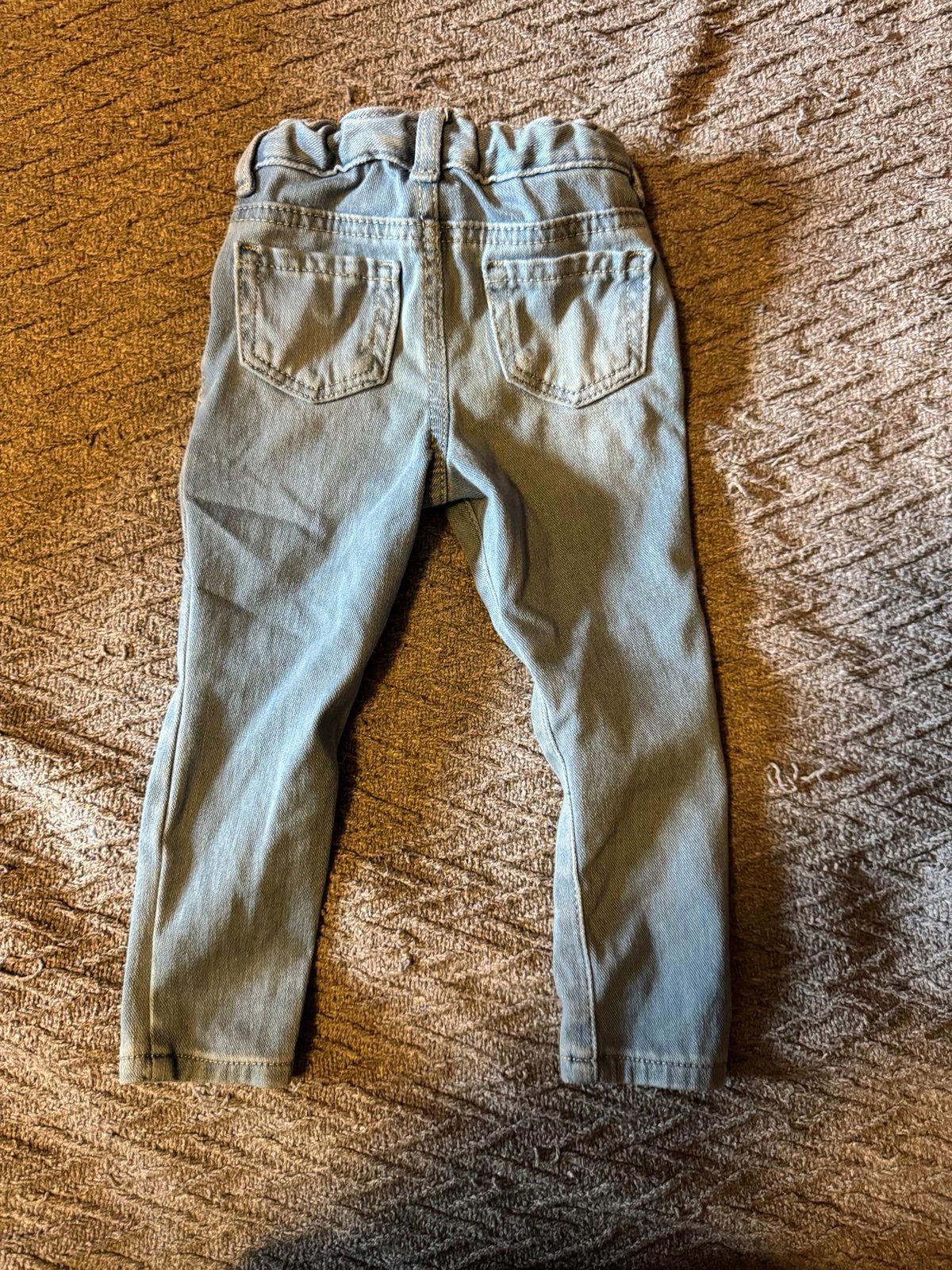 Designer 2T Girl Skinny Jeans Adjustable Size 24" / US 00 / IT 34 - 2 Thumbnail