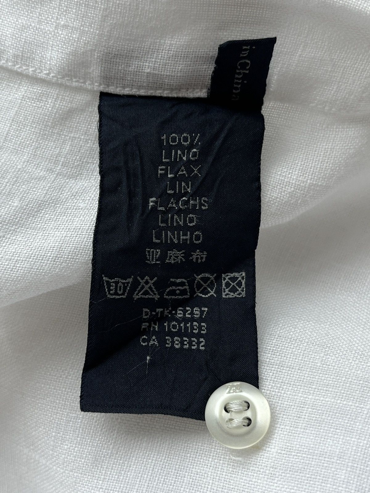 Ermenegildo Zegna Vintage Ermenegildo ZEGNA Sport Linen Shirt Spain Luxury Size US XL / EU 56 / 4 - 8 Thumbnail