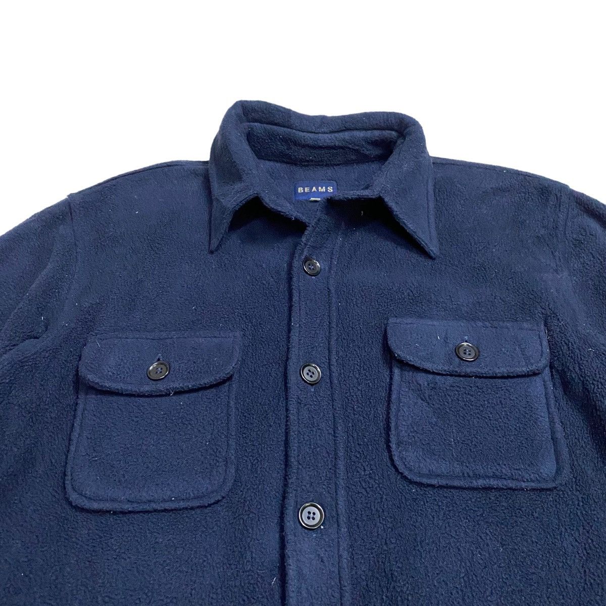 Beams Plus × Japanese Brand × Polartec Beams malden mills polarfleece button up shirt Size US M / EU 48-50 / 2 - 7 Thumbnail