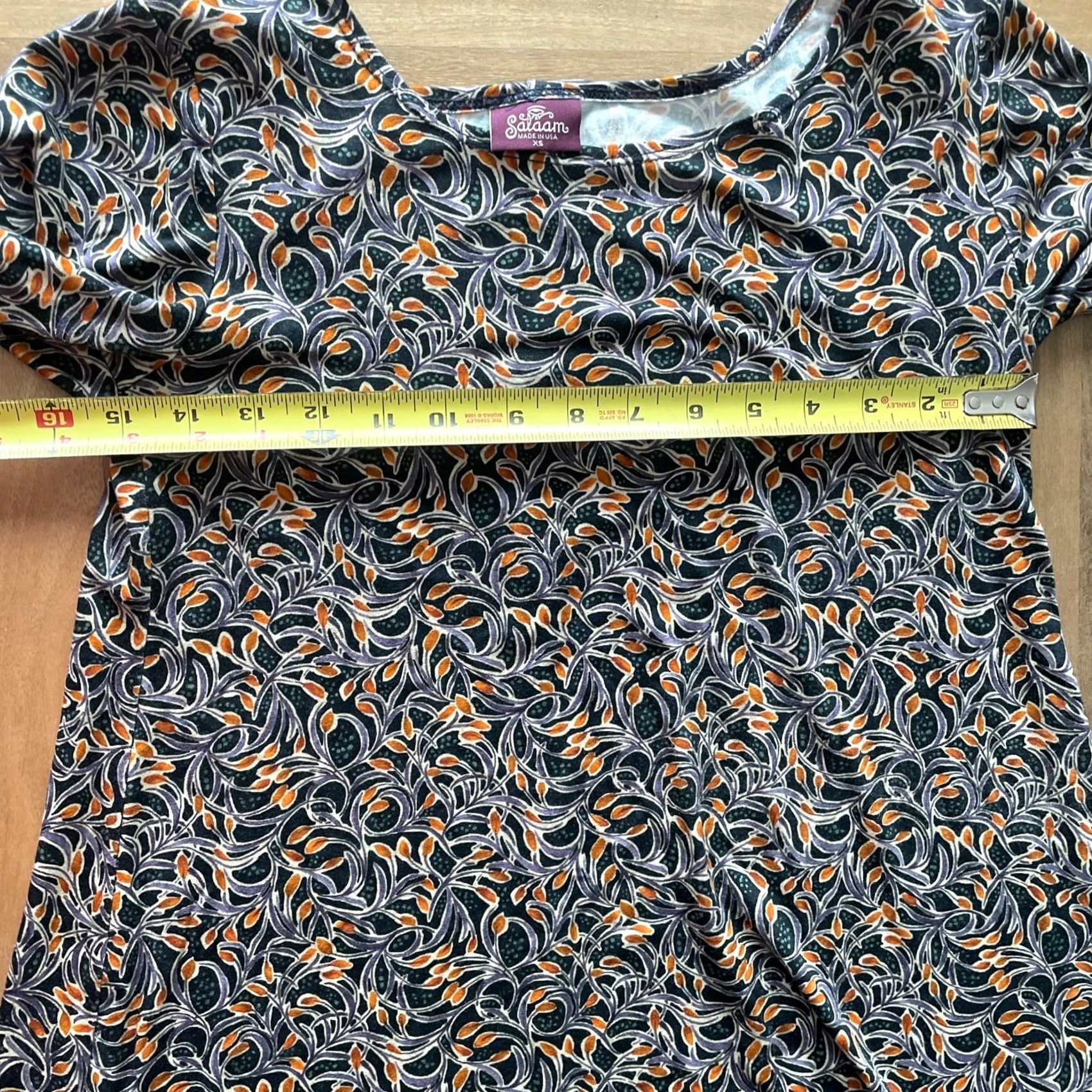 Etro Salaam Dress Jersey Knit A-Line Medium? XS Fairy Floral Multicolor 80s Boho 3/4 Sleeve Scoop Neck Womens Satin? Size XS / US 0-2 / IT 36-38 - 6 Thumbnail