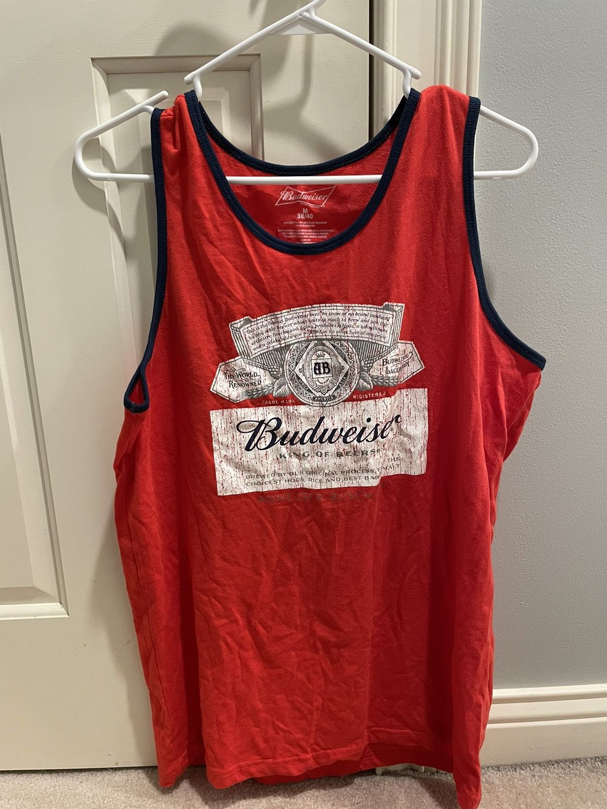 Budweiser Budweiser vintage tank top Size US M / EU 48-50 / 2 - 1 Thumbnail