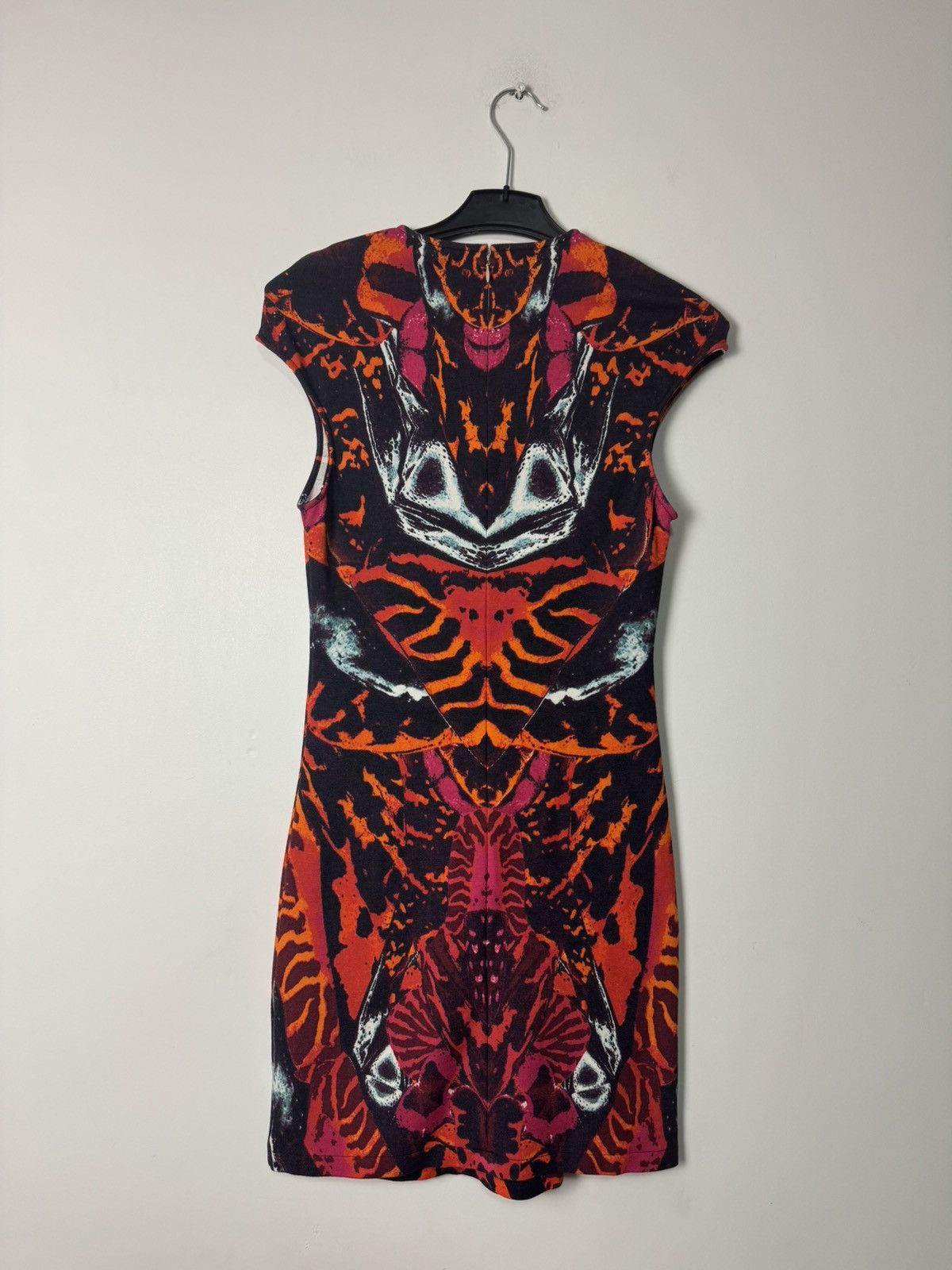 Alexander McQueen McQ Alexander McQueen Insect Kaleidoscope PrintDress Luxury Size L / US 10 / IT 46 - 9 Thumbnail
