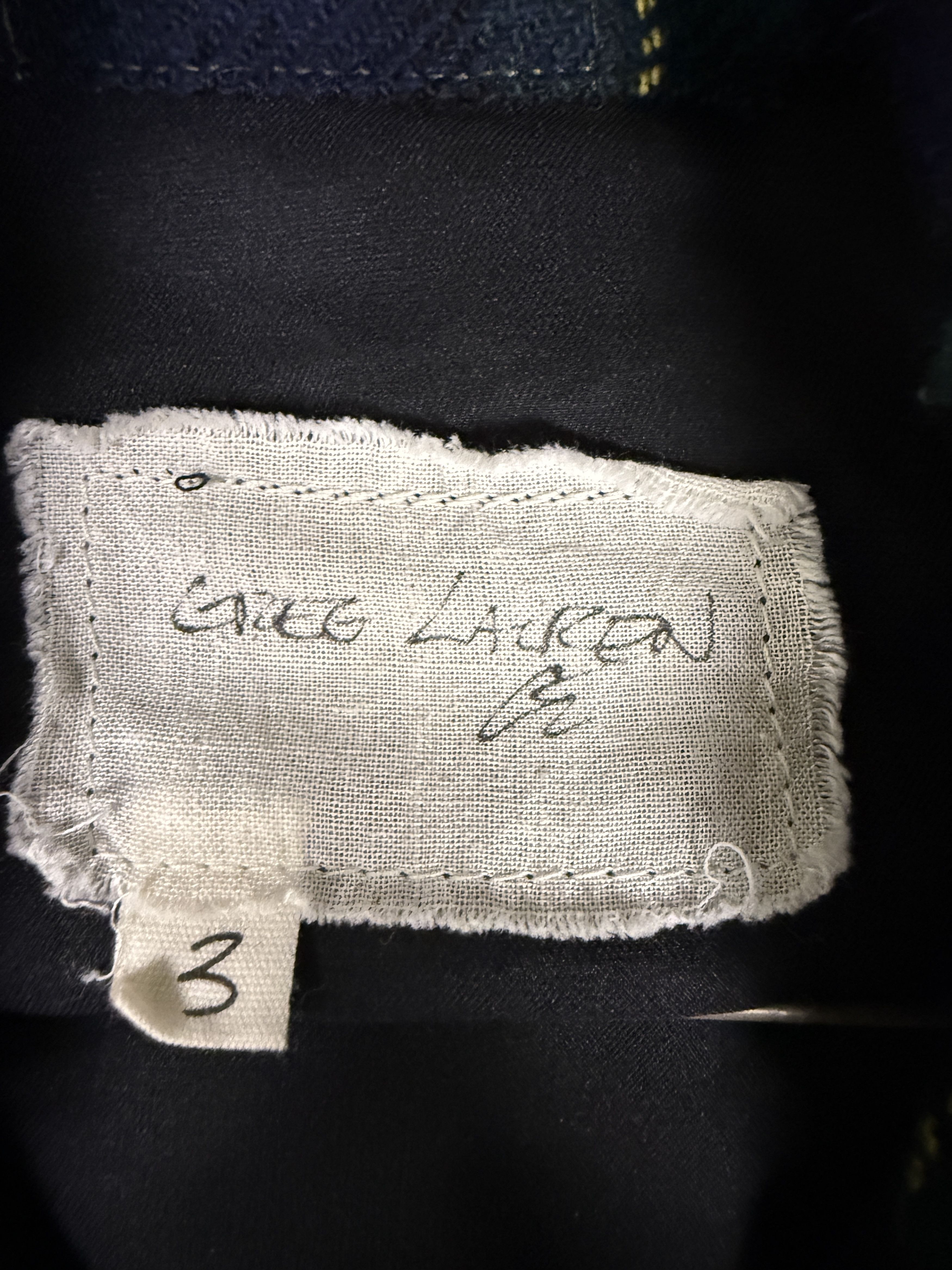 Greg Lauren $1600 Greg Lauren Green Stitchwork Boxy Jacket Size US L / EU 52-54 / 3 - 3 Thumbnail