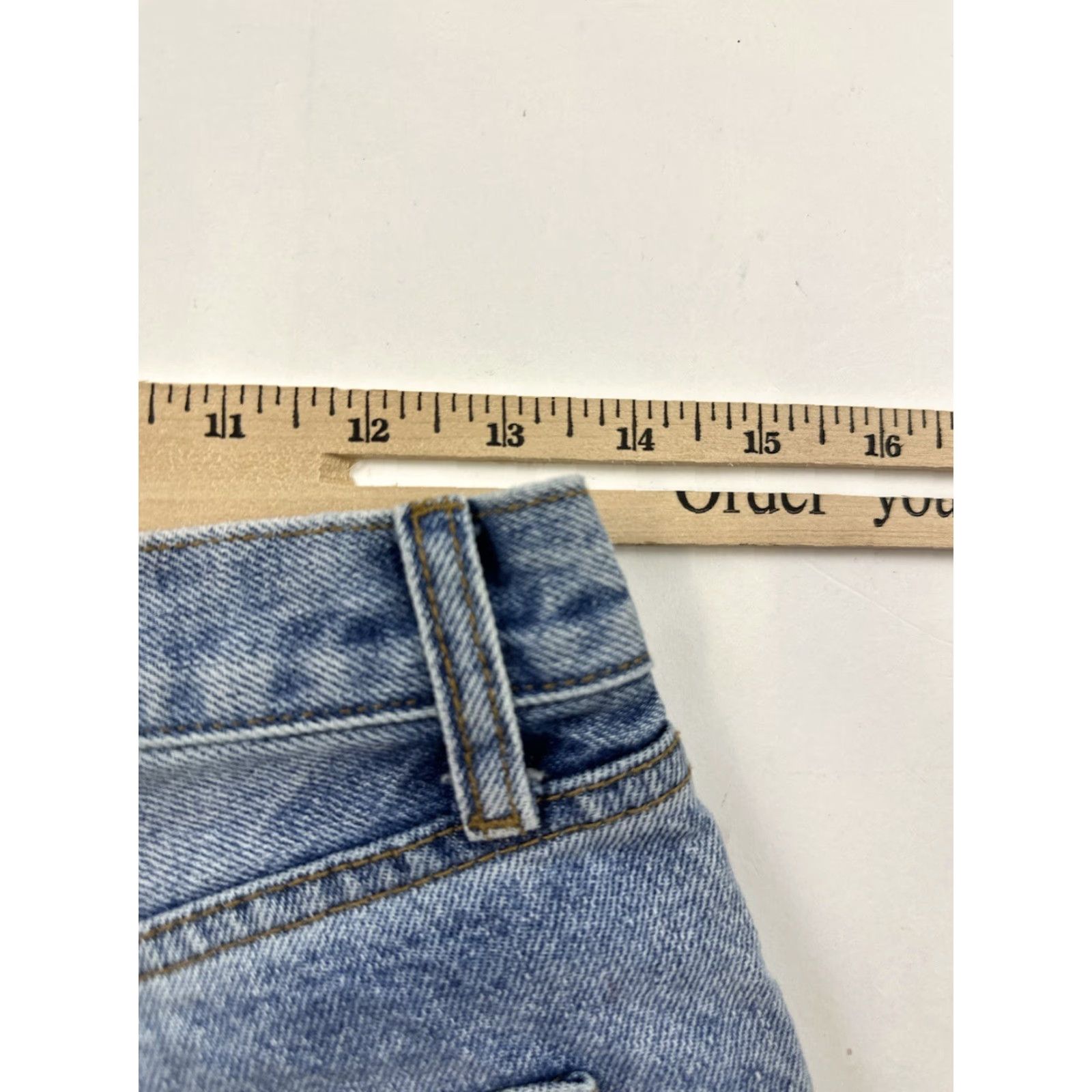 Vintage VINTAGE J. Galt Shorts Women’s S Small Blue Medium Wash Cut Off 90s Womens Size 28" / US 6 / IT 42 - 4 Thumbnail