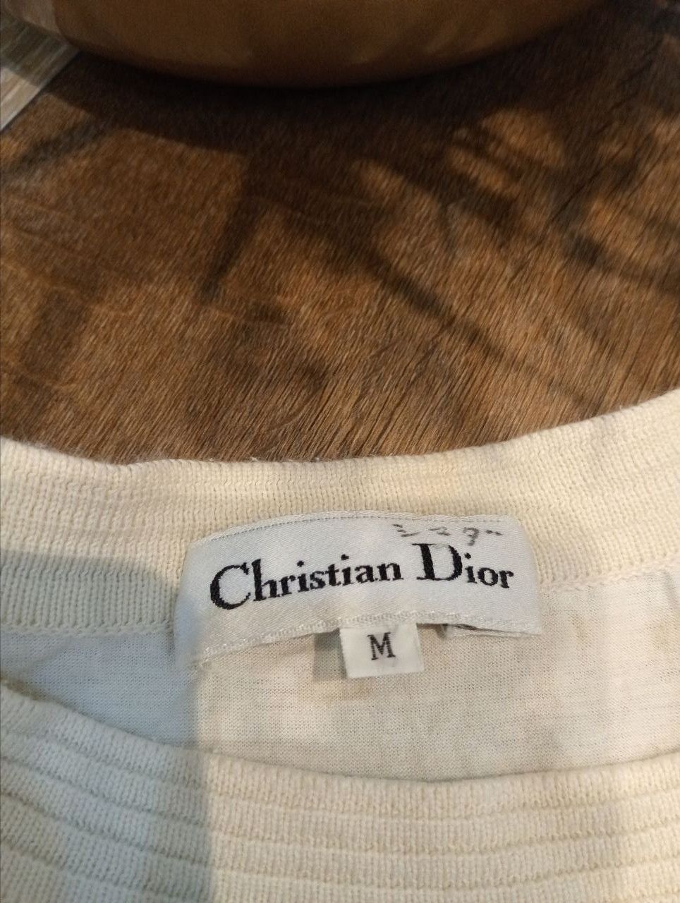 Christian Dior Monsieur CHRISTIAN DIOR CROPPED TOPS - SIZE M CREAM Size M / US 6-8 / IT 42-44 - 5 Thumbnail