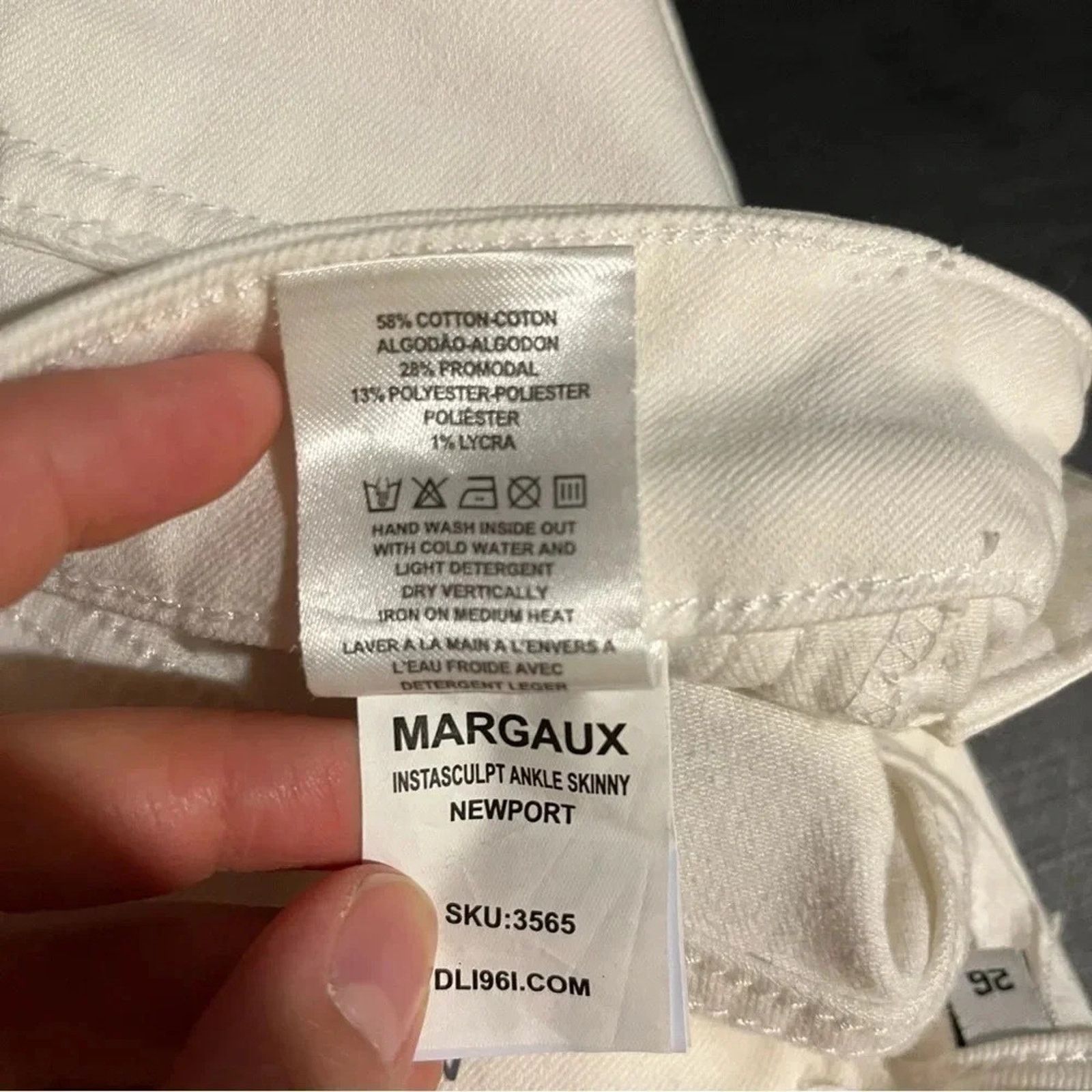 DL1961 DL1961 Margaux Instasculpt Skinny Distressed Jeans Sz 26 Size 26" / US 2 / IT 38 - 7 Thumbnail