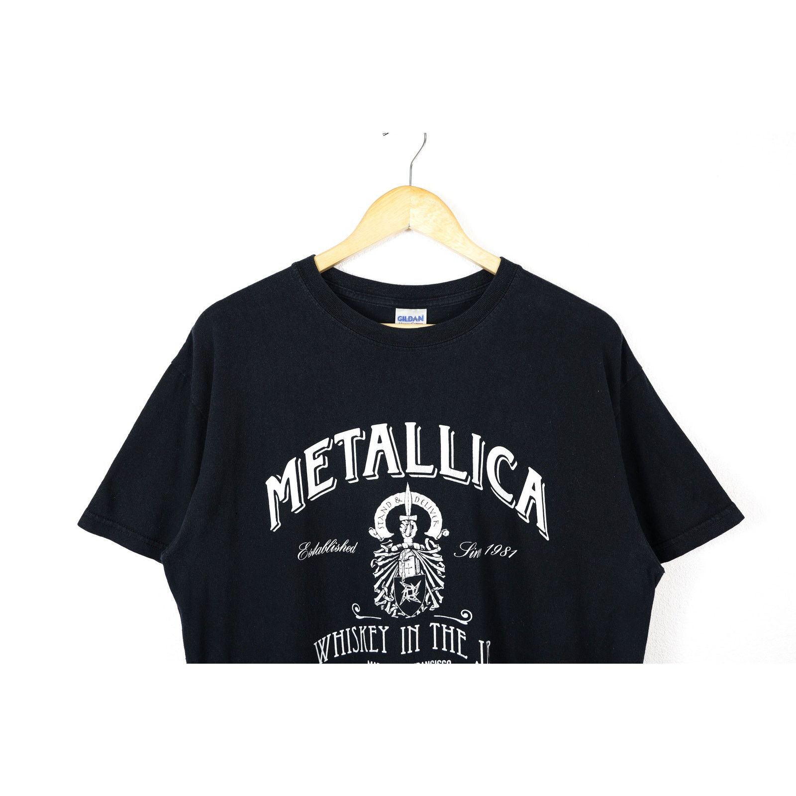 Metallica Vintage Metallica Whiskey In The Jar Merch Graphic Tee Size US L / EU 52-54 / 3 - 2 Thumbnail